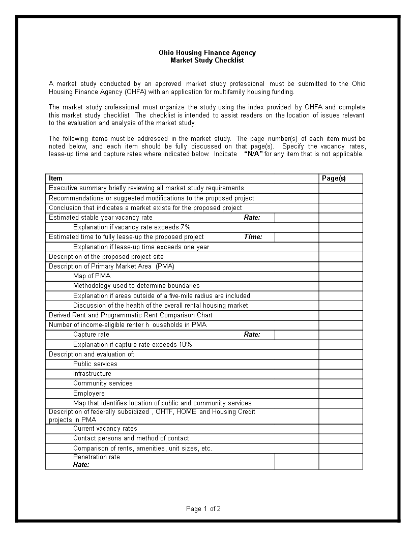 Professional Checklist Template from www.allbusinesstemplates.com