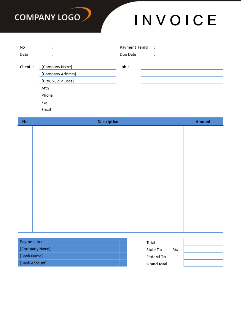 Freelance Invoice General Service main image