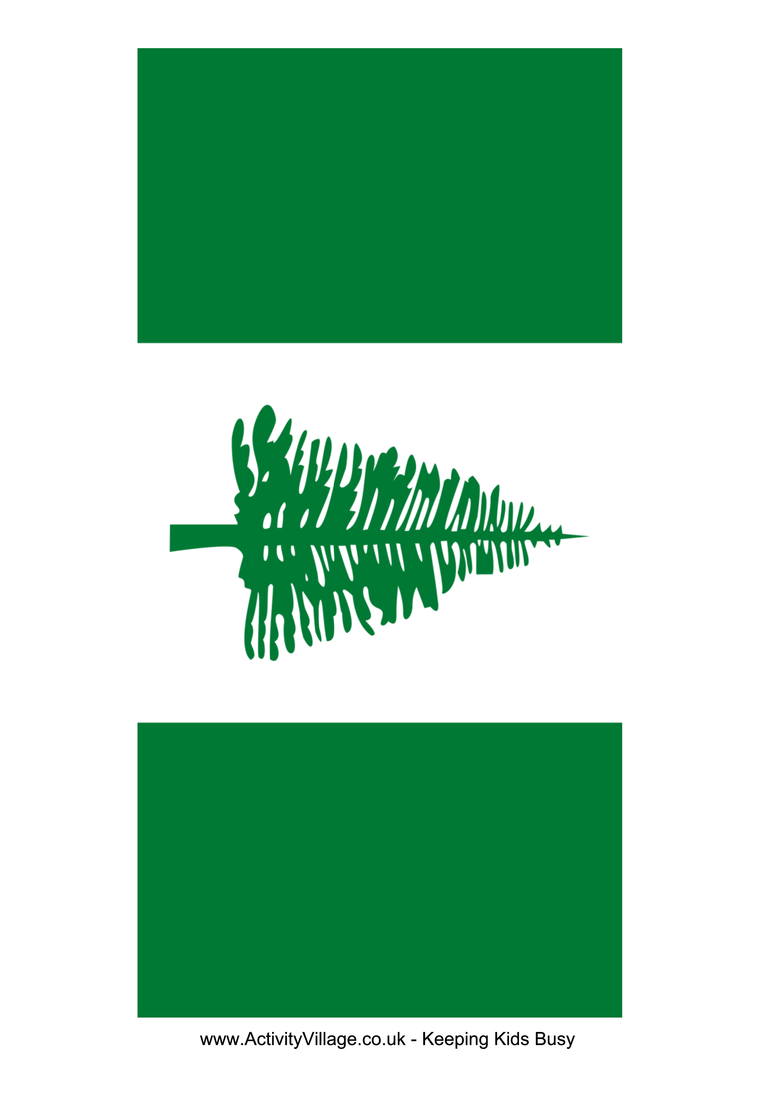 Norfolk Island Flag 模板