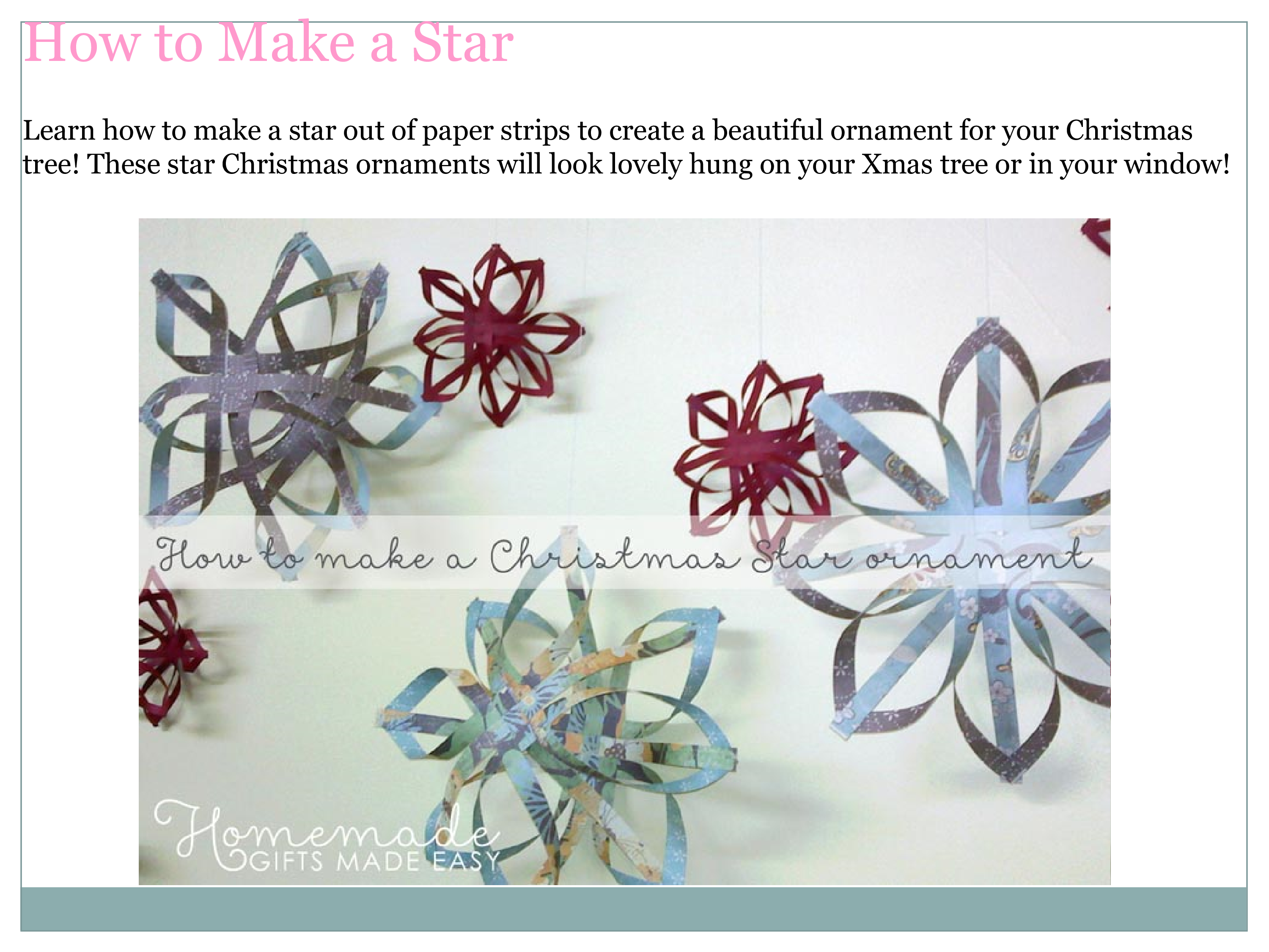 how to make a christmas star plantilla imagen principal