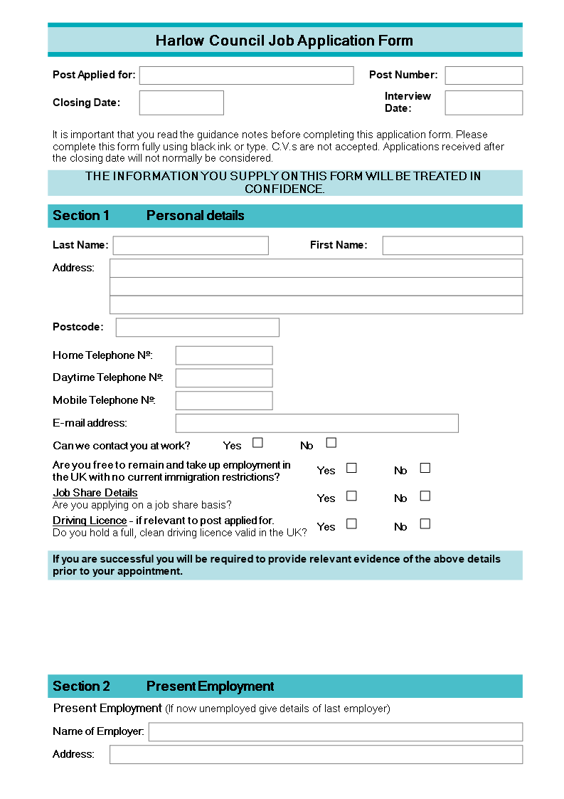 Job corps application form online