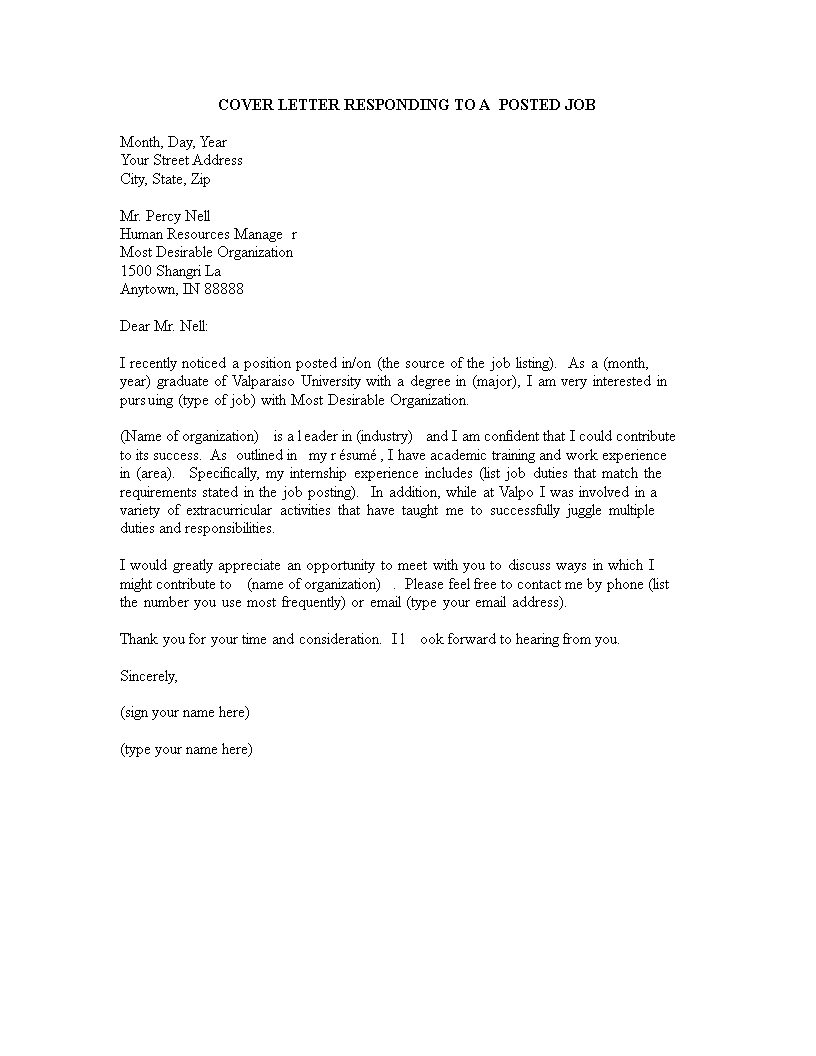 cover letter reply to job offer