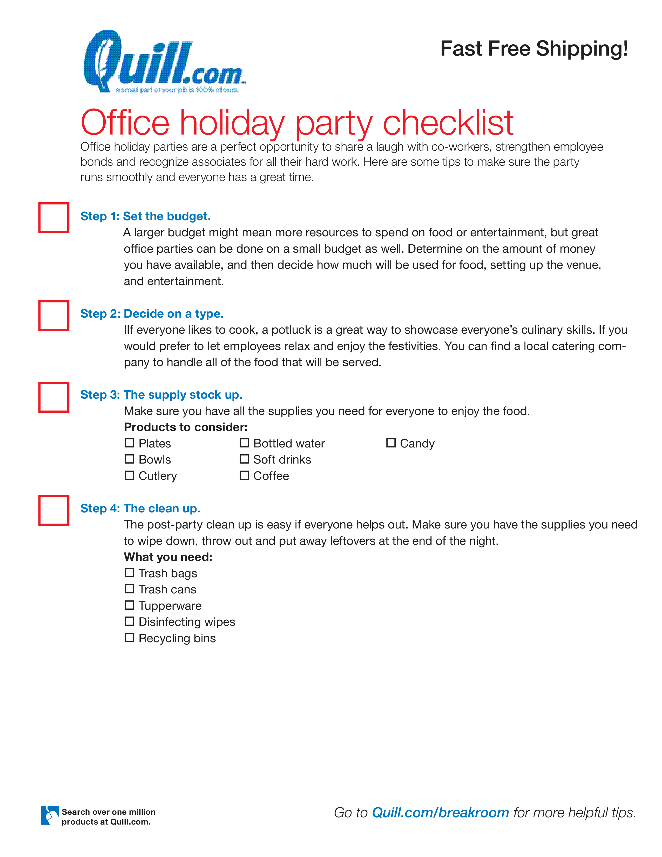Holiday Party Checklist main image