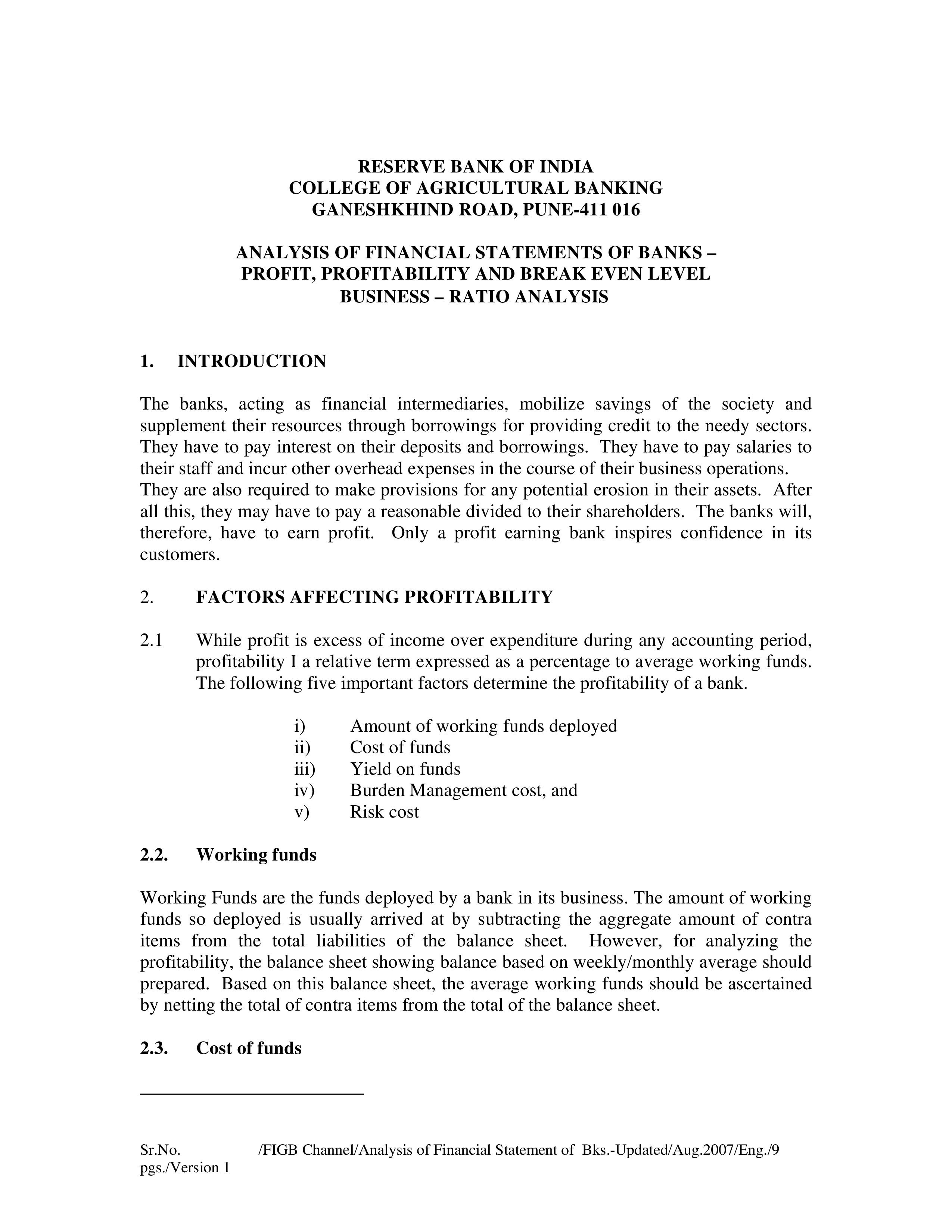 Bank Financial Statement Analysis main image