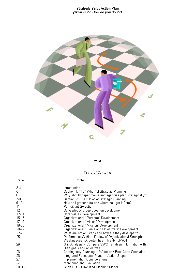 Strategic Sales Action Plan main image