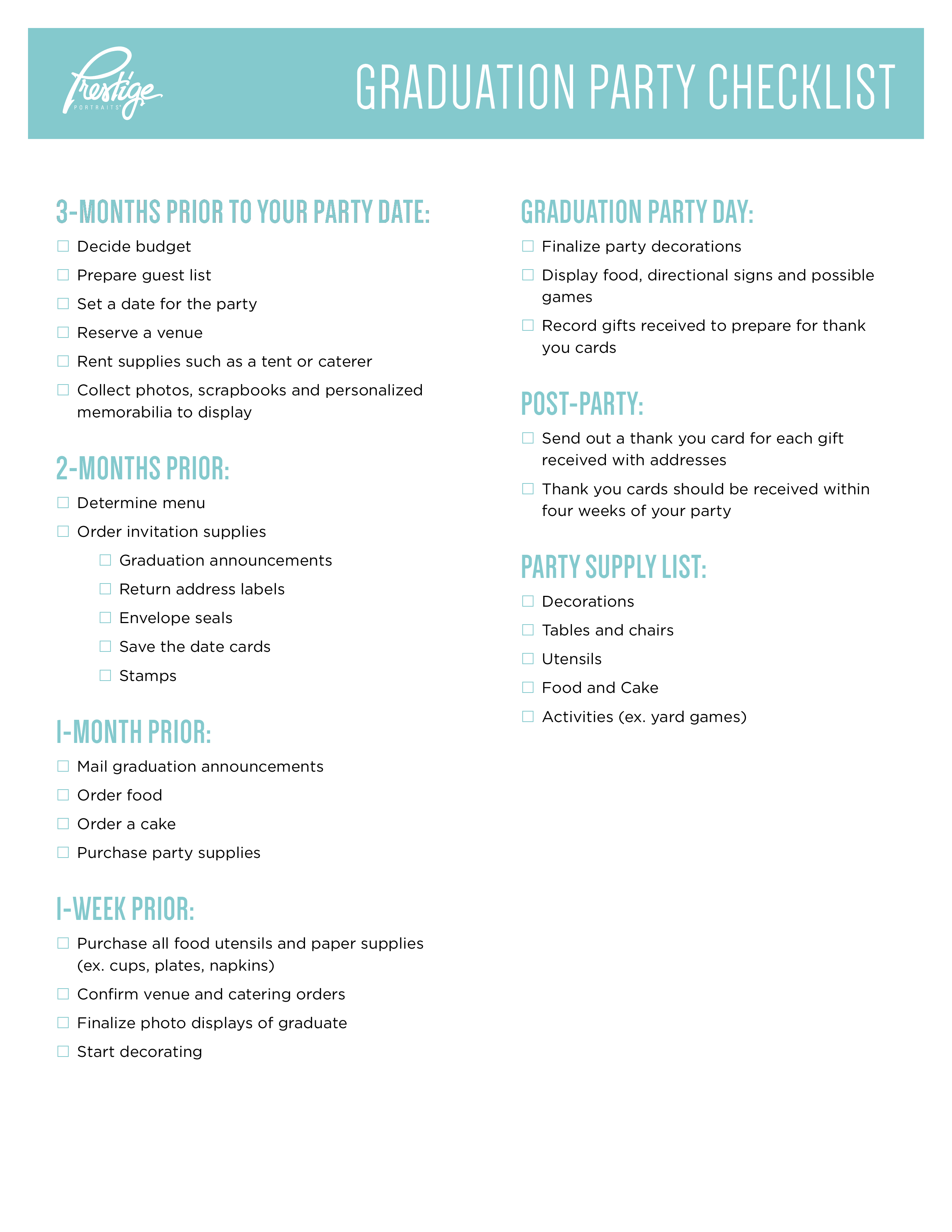 Printable Grad Party Checklist Printable Templates printable-grad-party-checklist-printable-templates