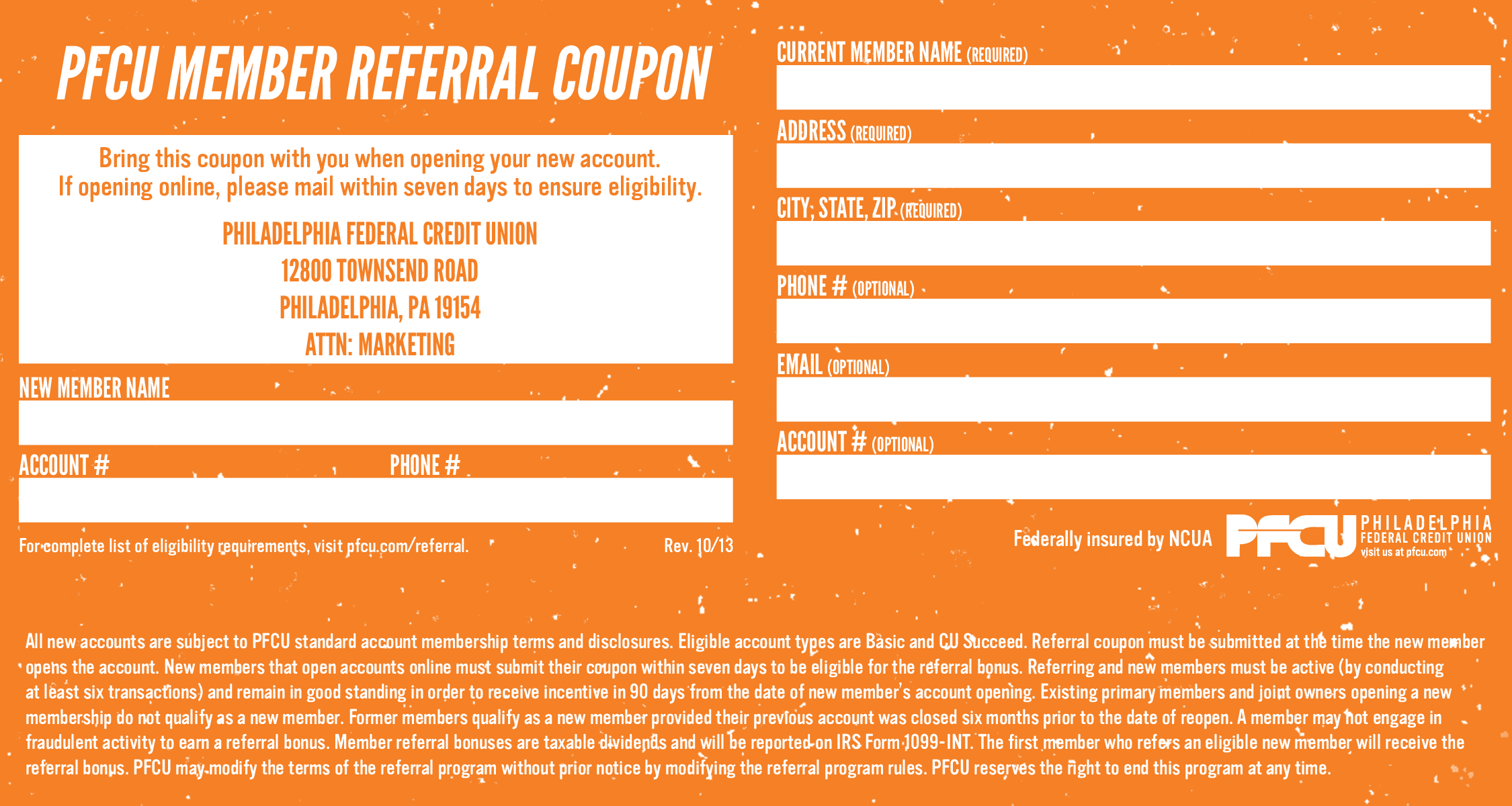 member referral coupon template voorbeeld afbeelding 