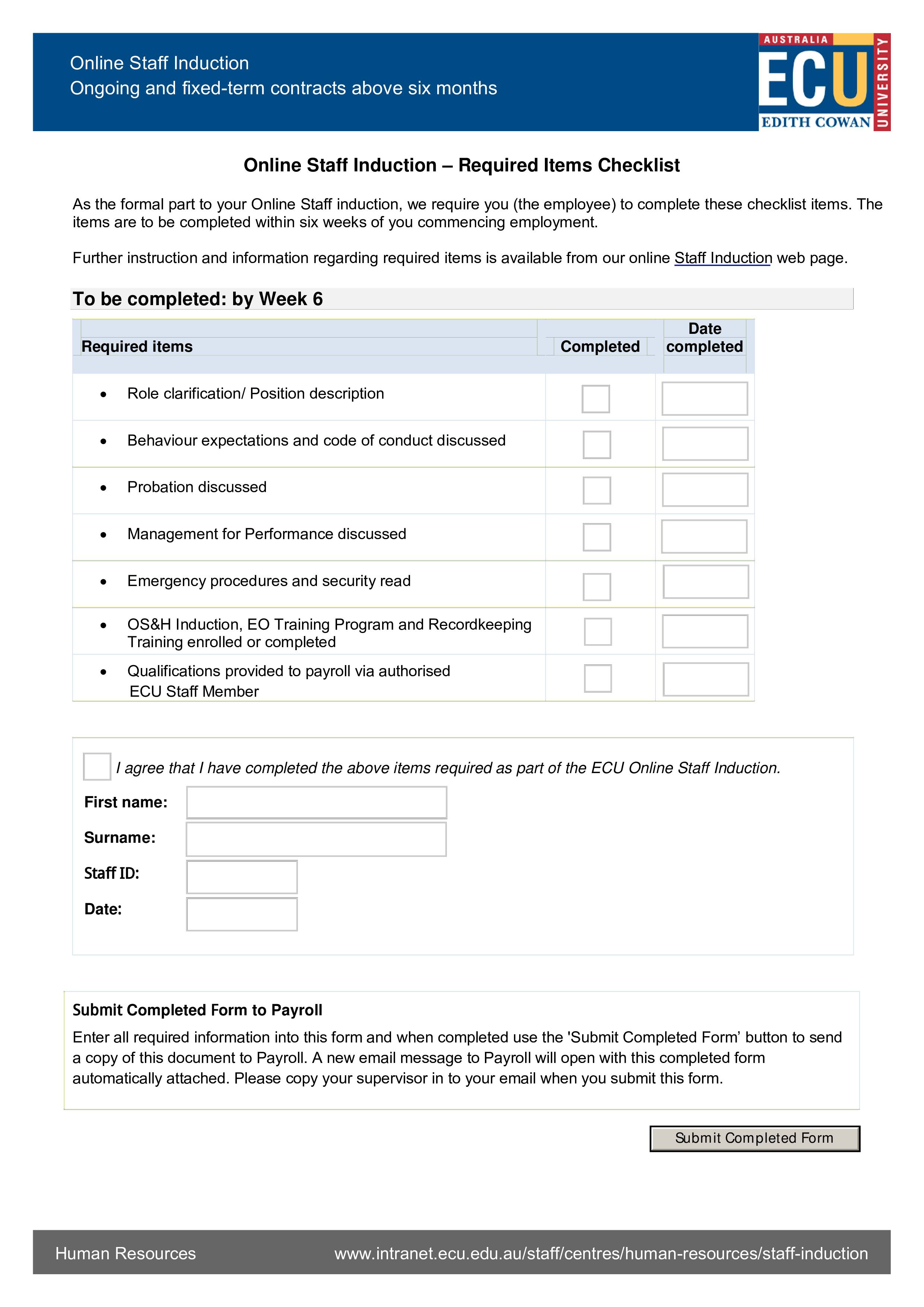 required items checklist plantilla imagen principal