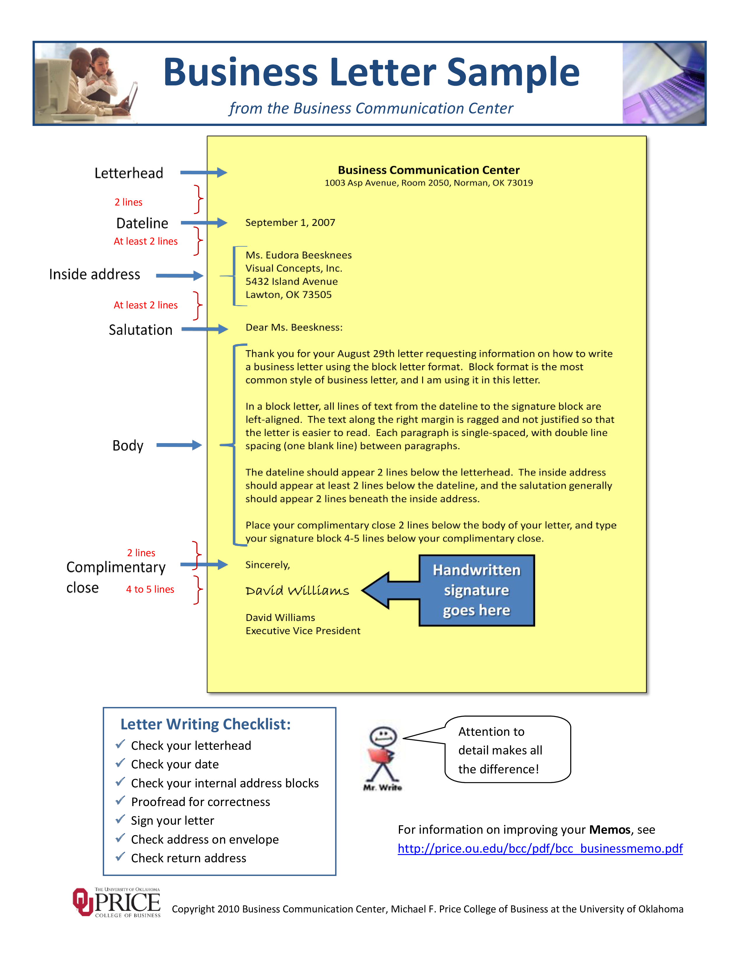 Business Communication Formal Letter 模板