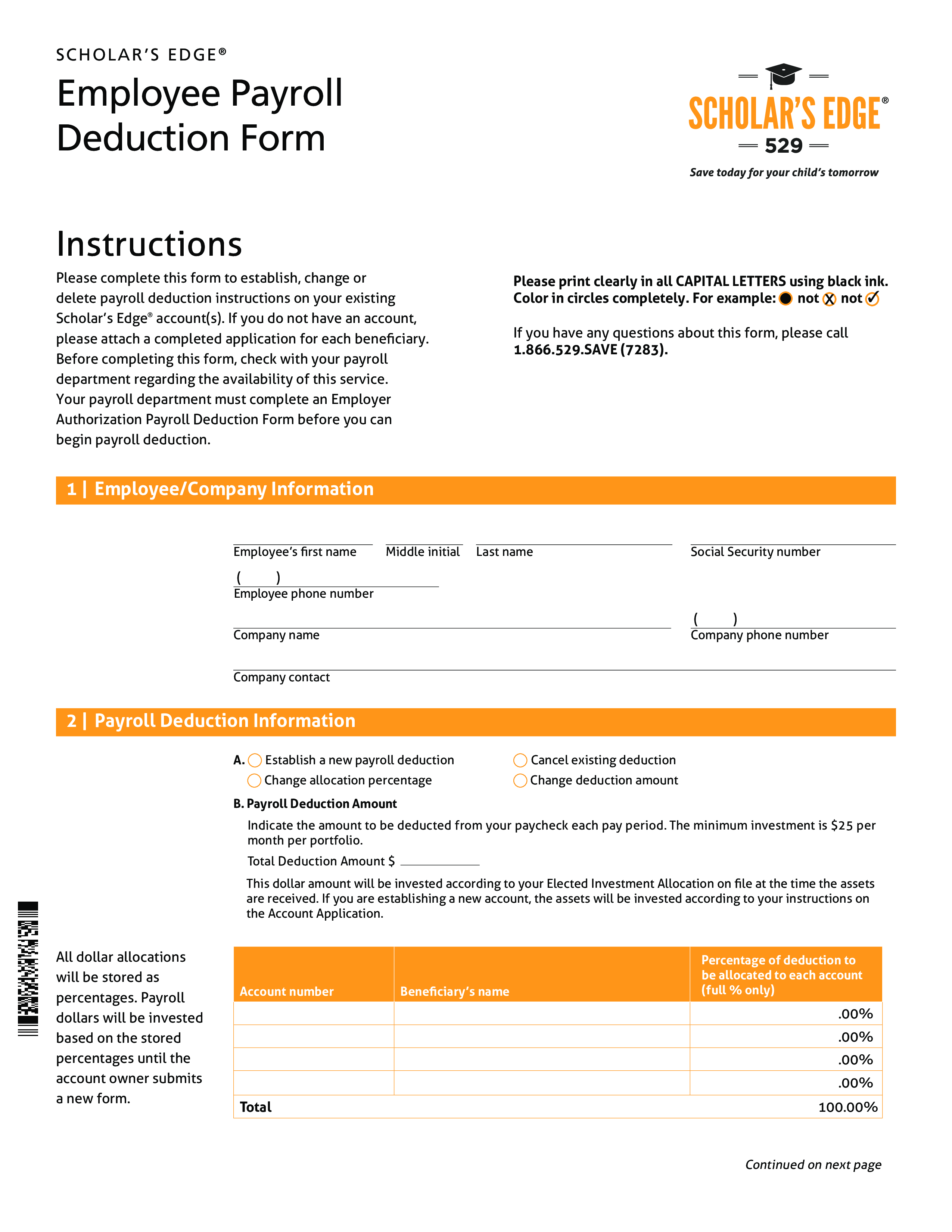 employee payroll deduction template