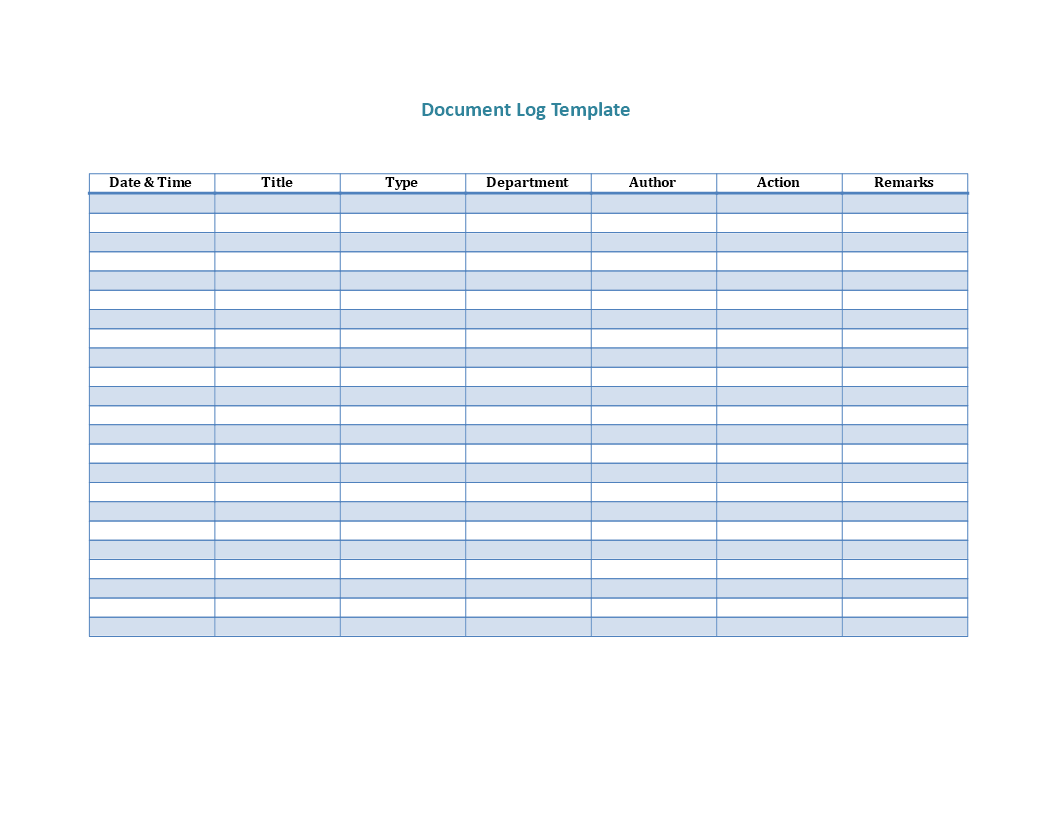 customer contact log template