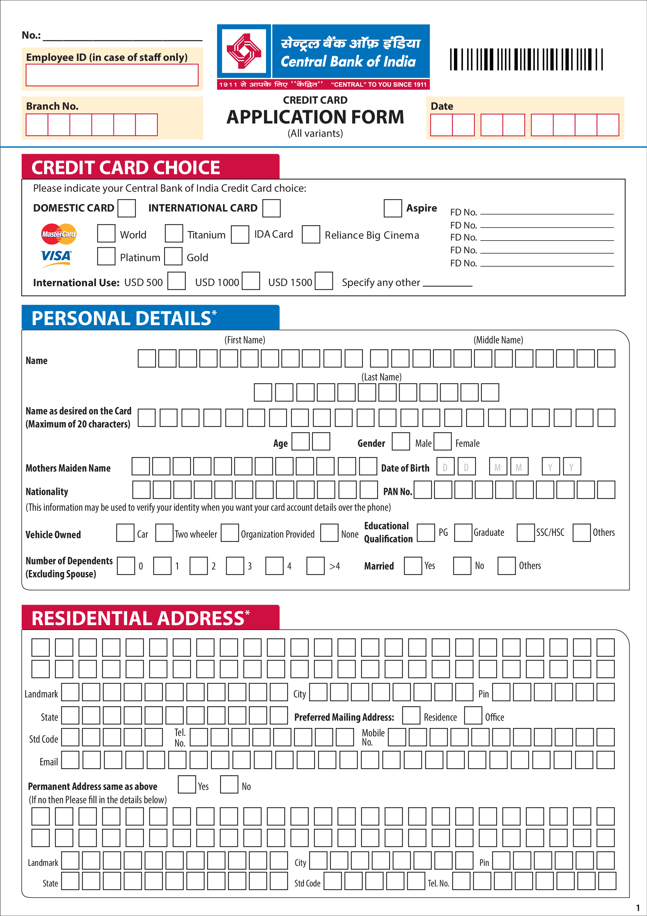 Kostenloses Credit Card Application Form Inside Order Form With Credit Card Template