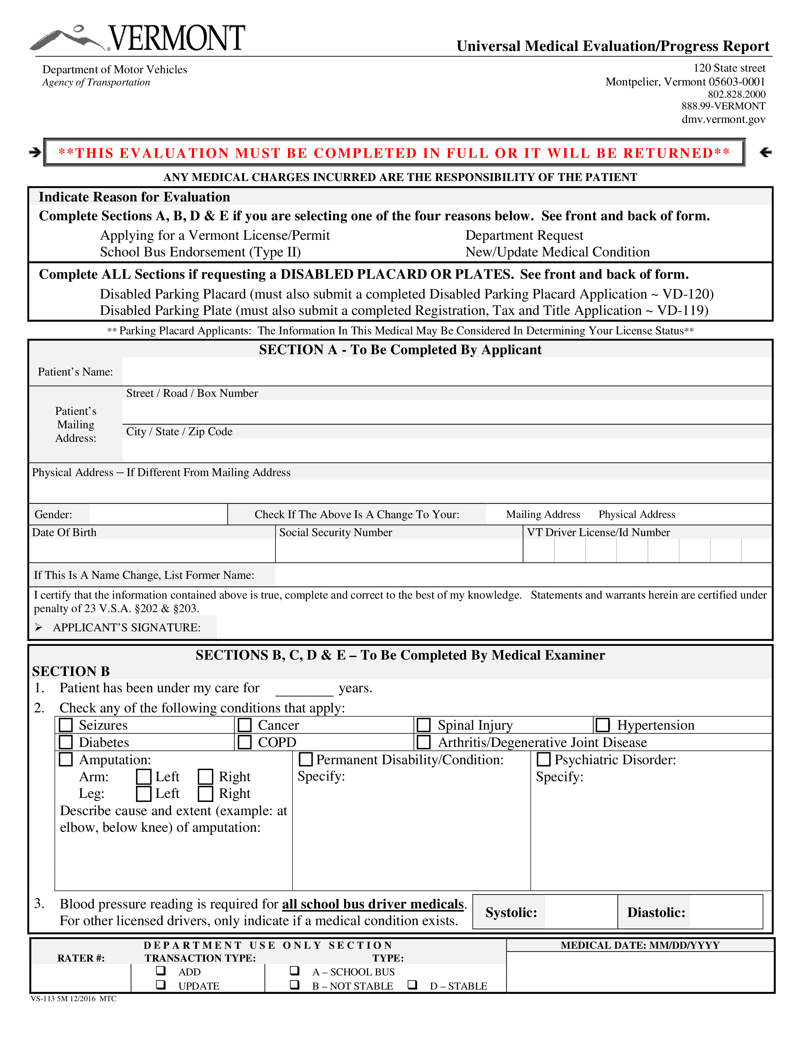 Kostenloses Medical Evaluation Report Regarding State Report Template