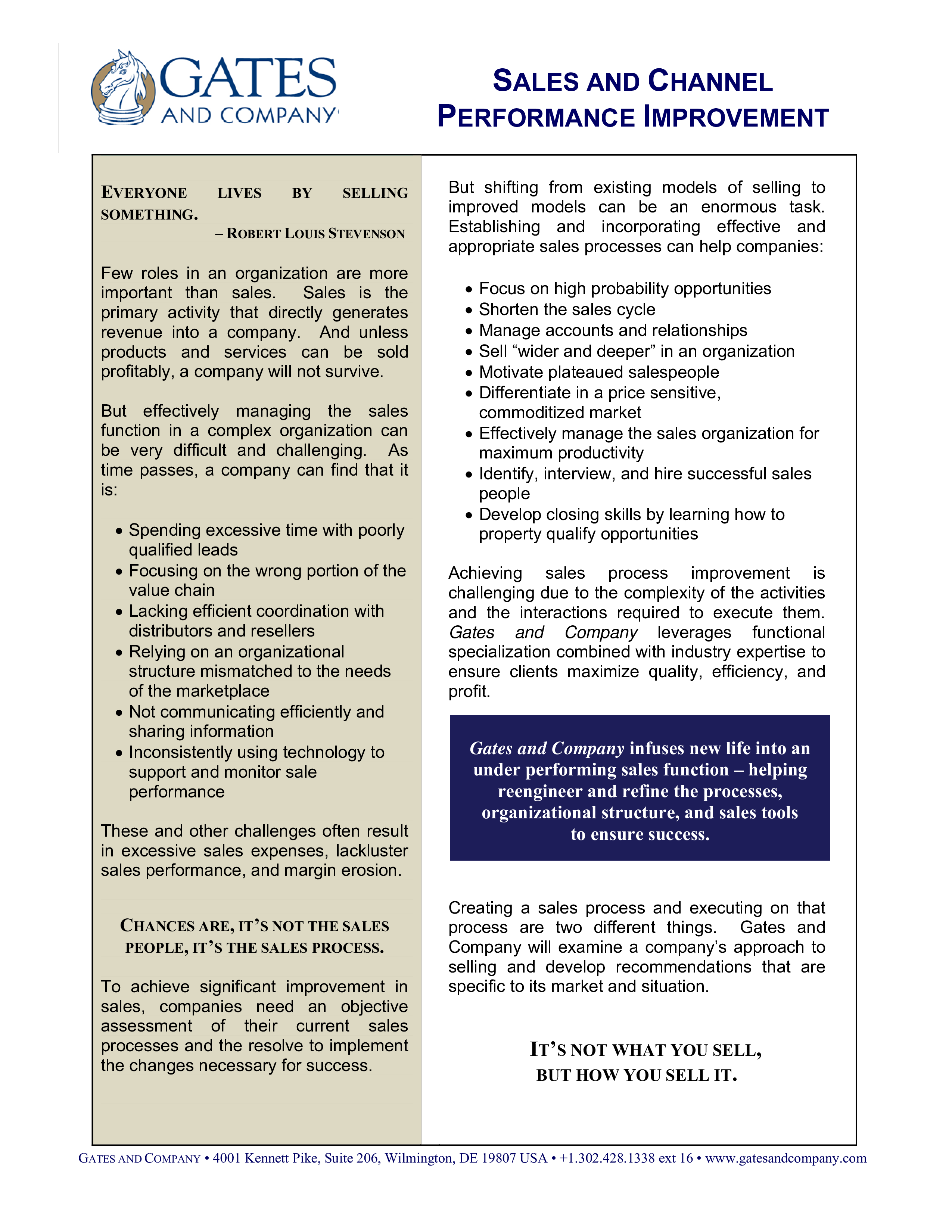 Sales Performance Improvement Plan main image