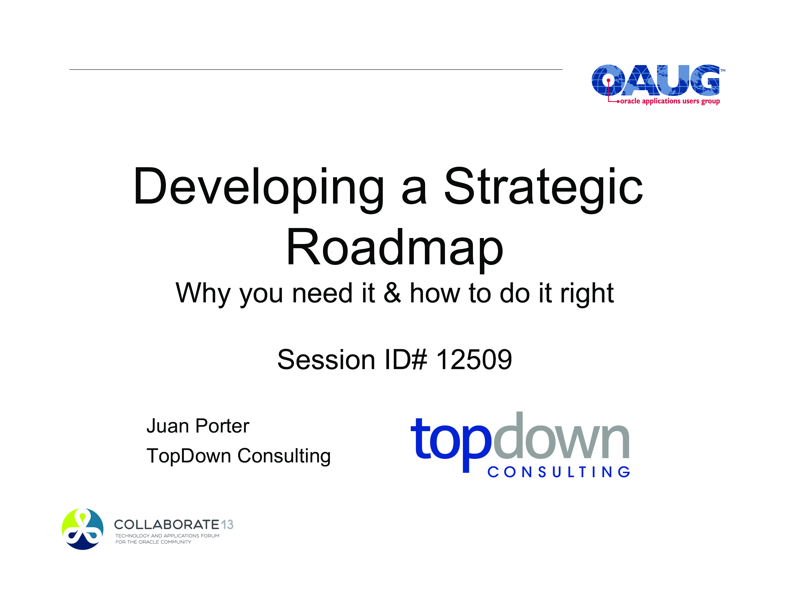 developing a strategic roadmap template