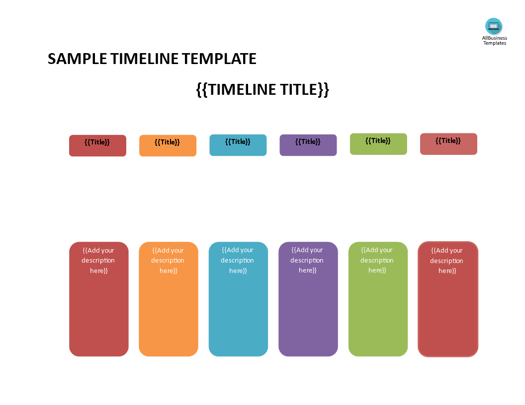 timeline template google docs Hauptschablonenbild