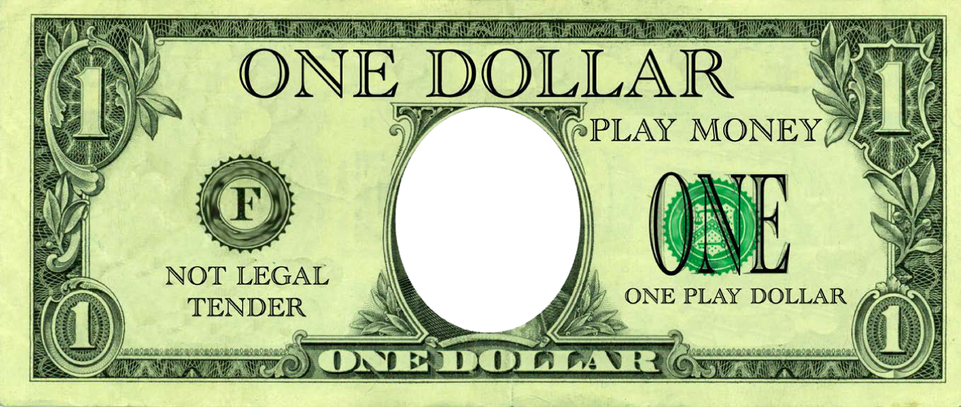 Realistic Play Money Templates main image