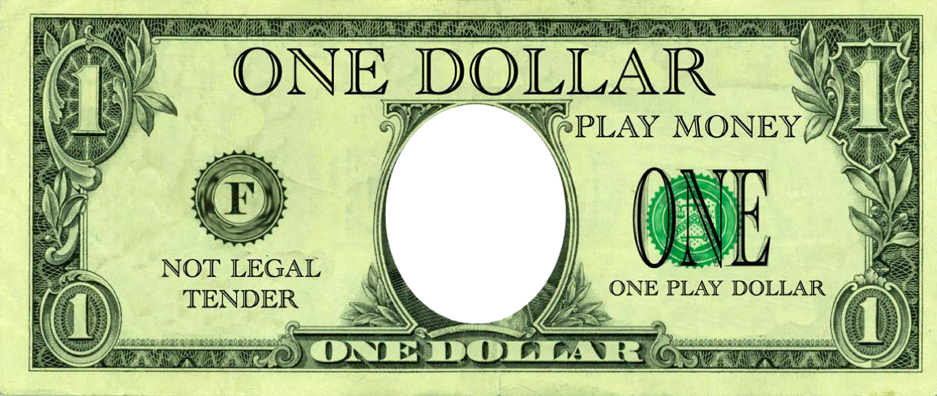 realistic play money templates voorbeeld afbeelding 