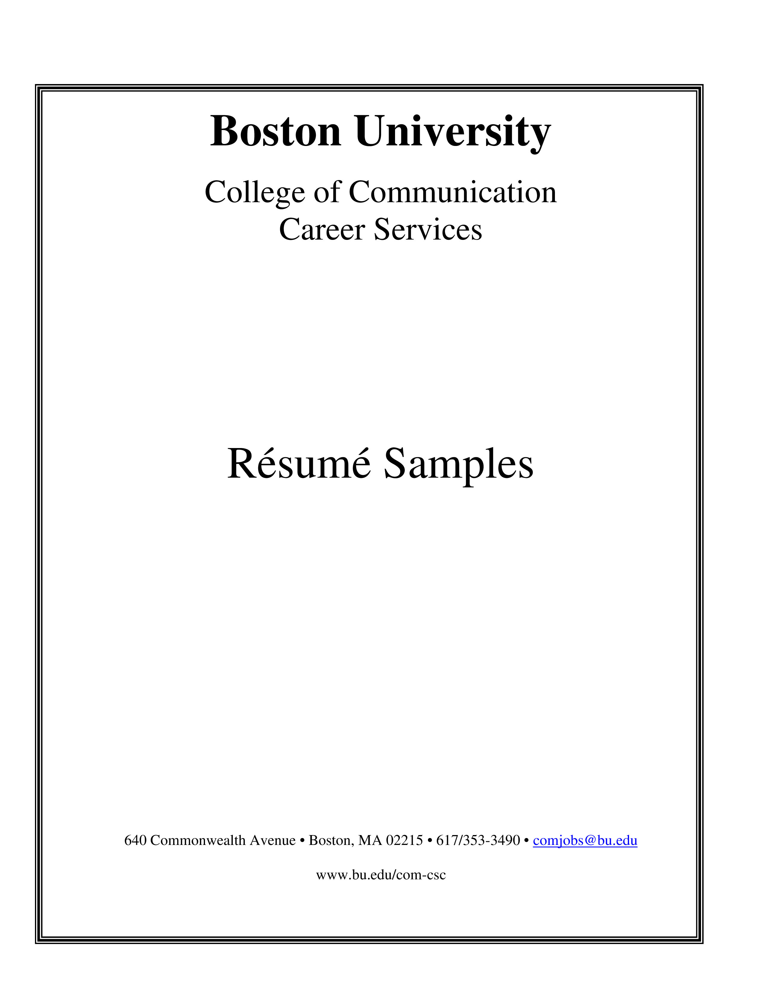 Printable Job Resume main image