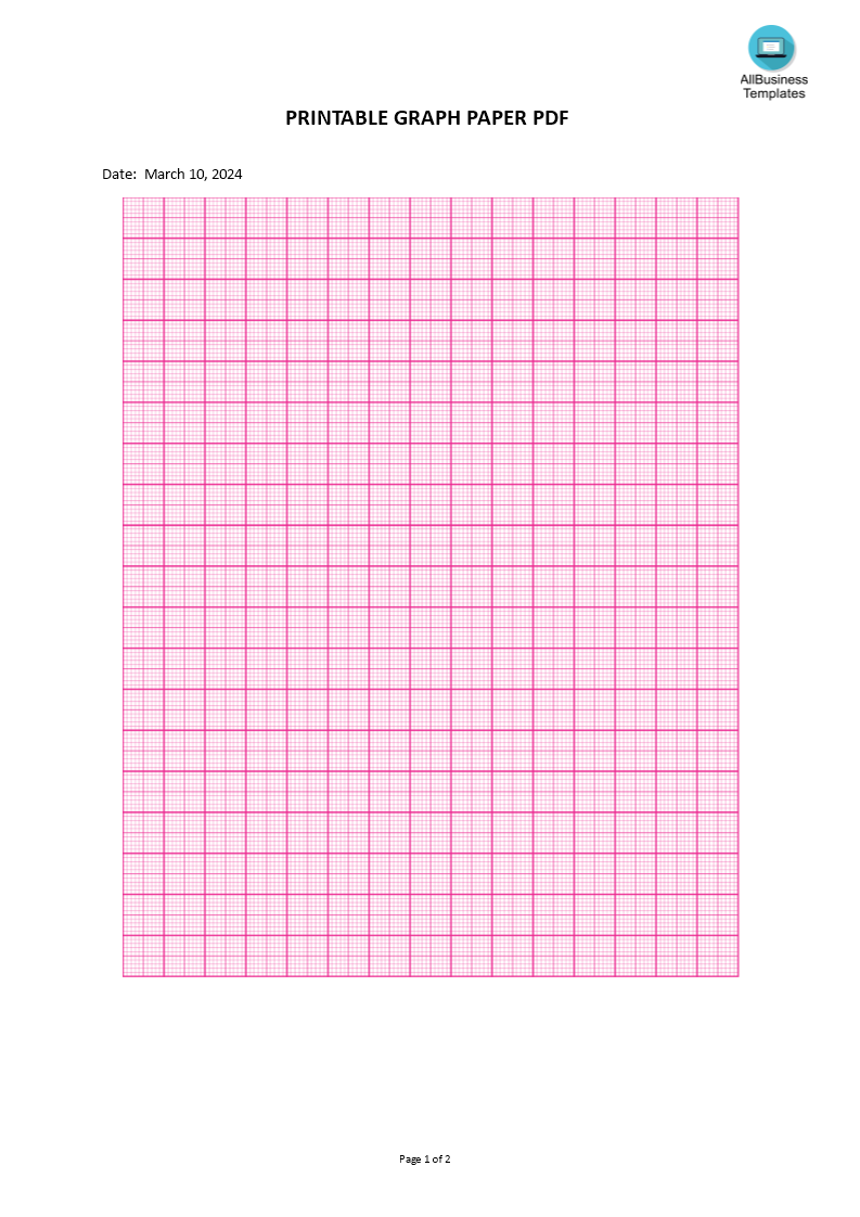 graph paper printable modèles