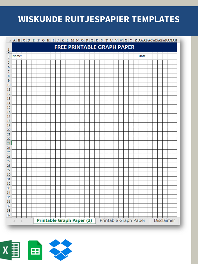 graftisch papier template voorbeeld afbeelding 