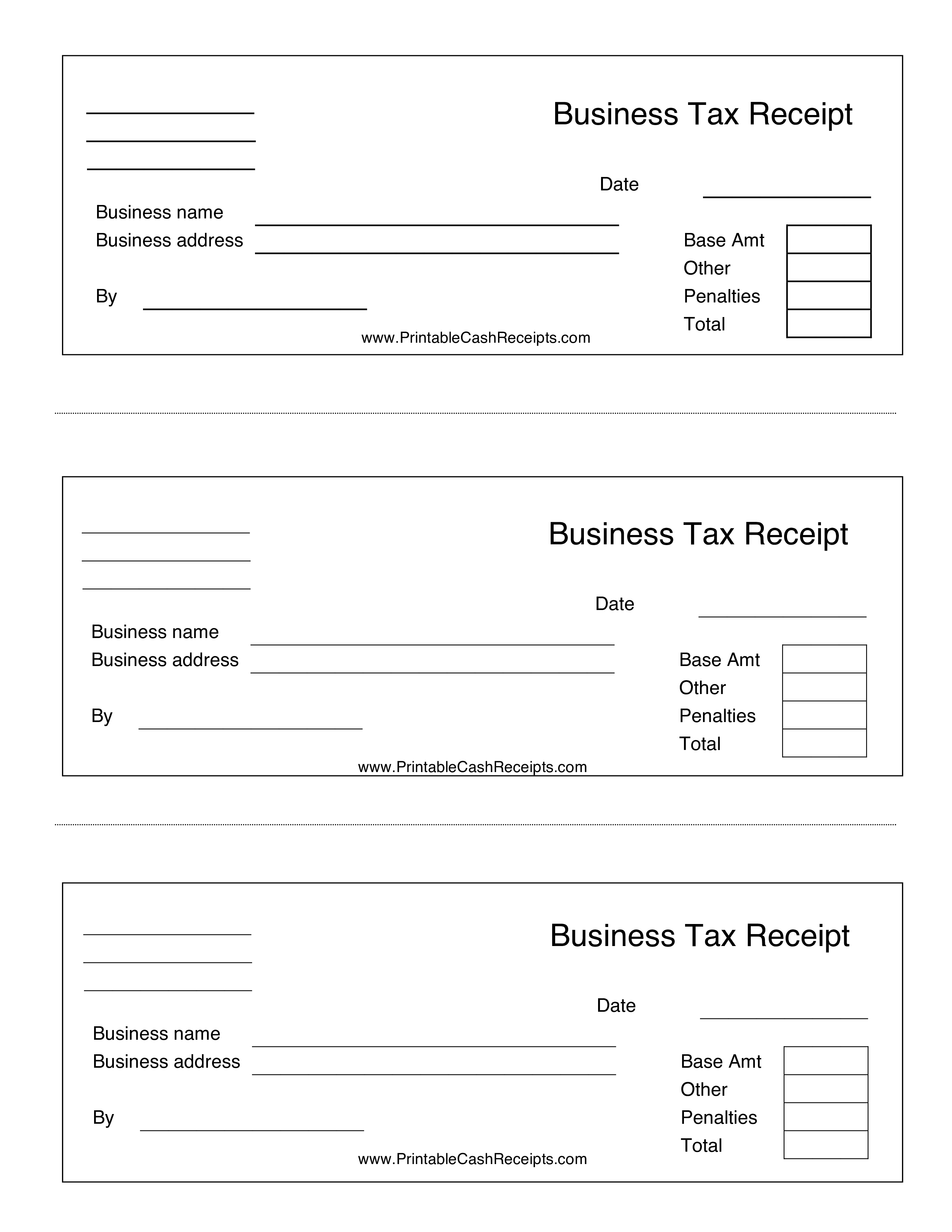 printable business tax Hauptschablonenbild