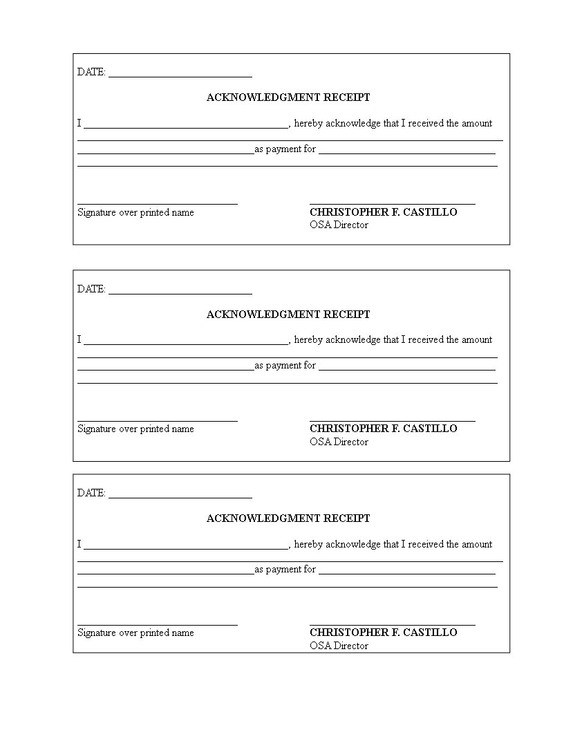 cash received receipt template