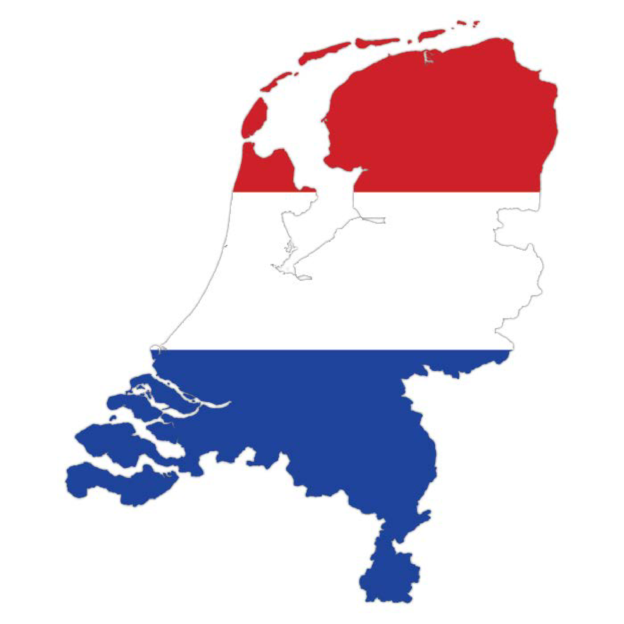 dutch flag image template