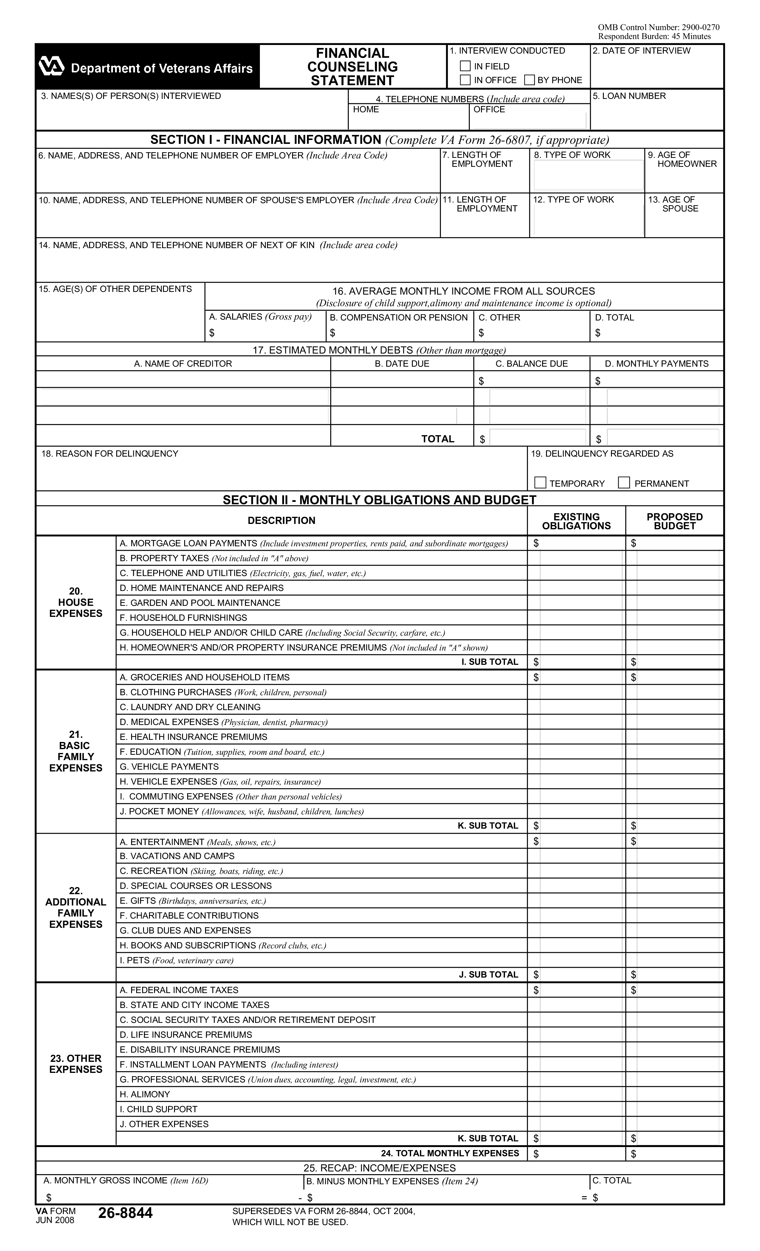 army monthly counseling form modèles