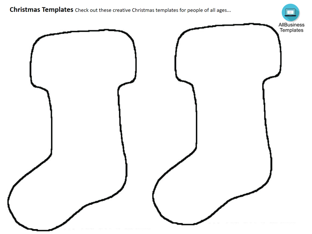 christmas ornaments stockings template template