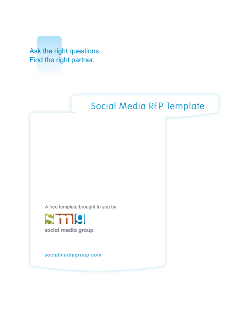 social media request proposal template