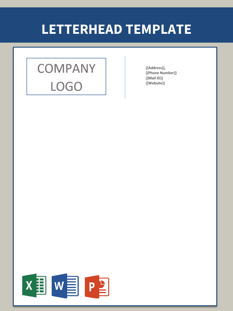Kostenloses Letterhead Template Word Pertaining To Header Templates For Word