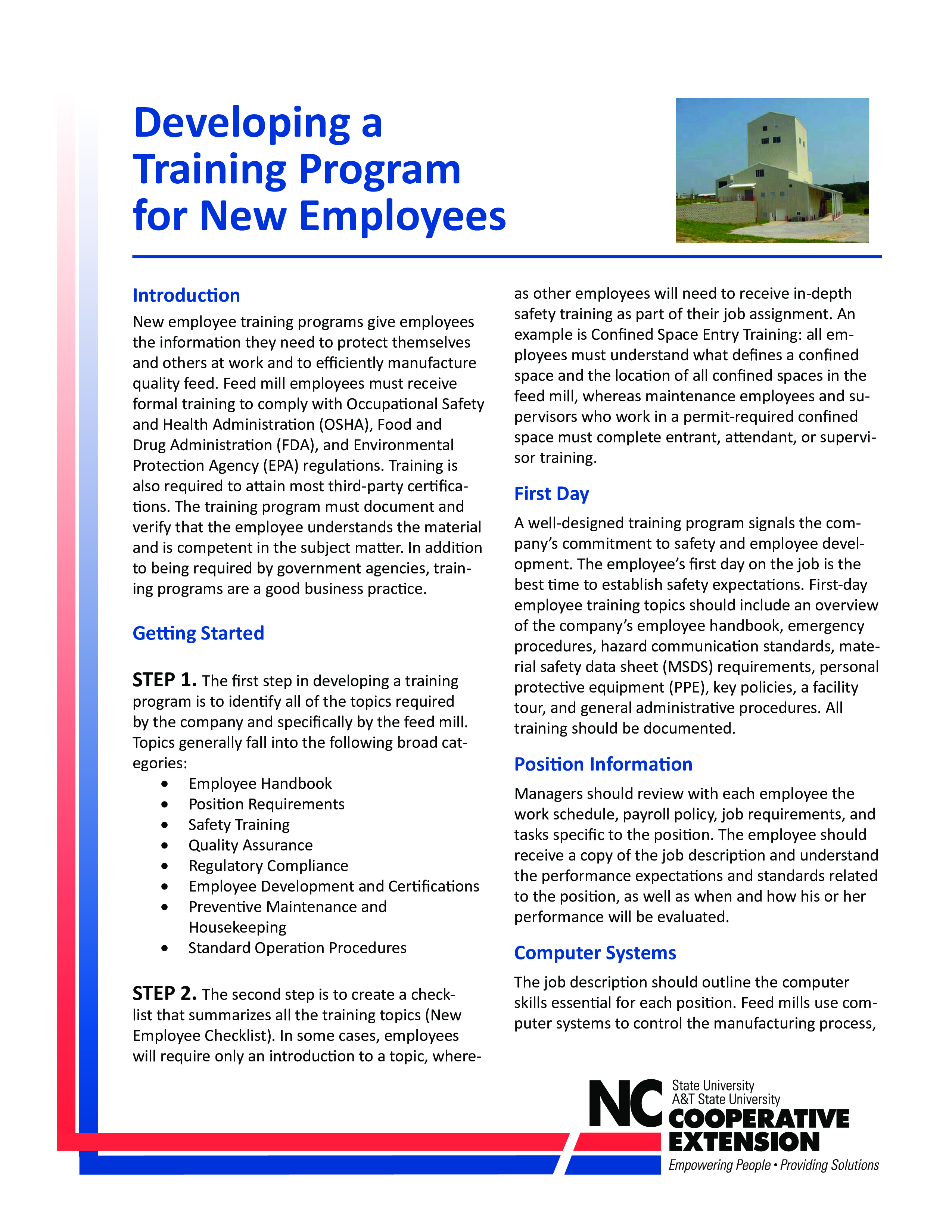 employee training program schedule modèles