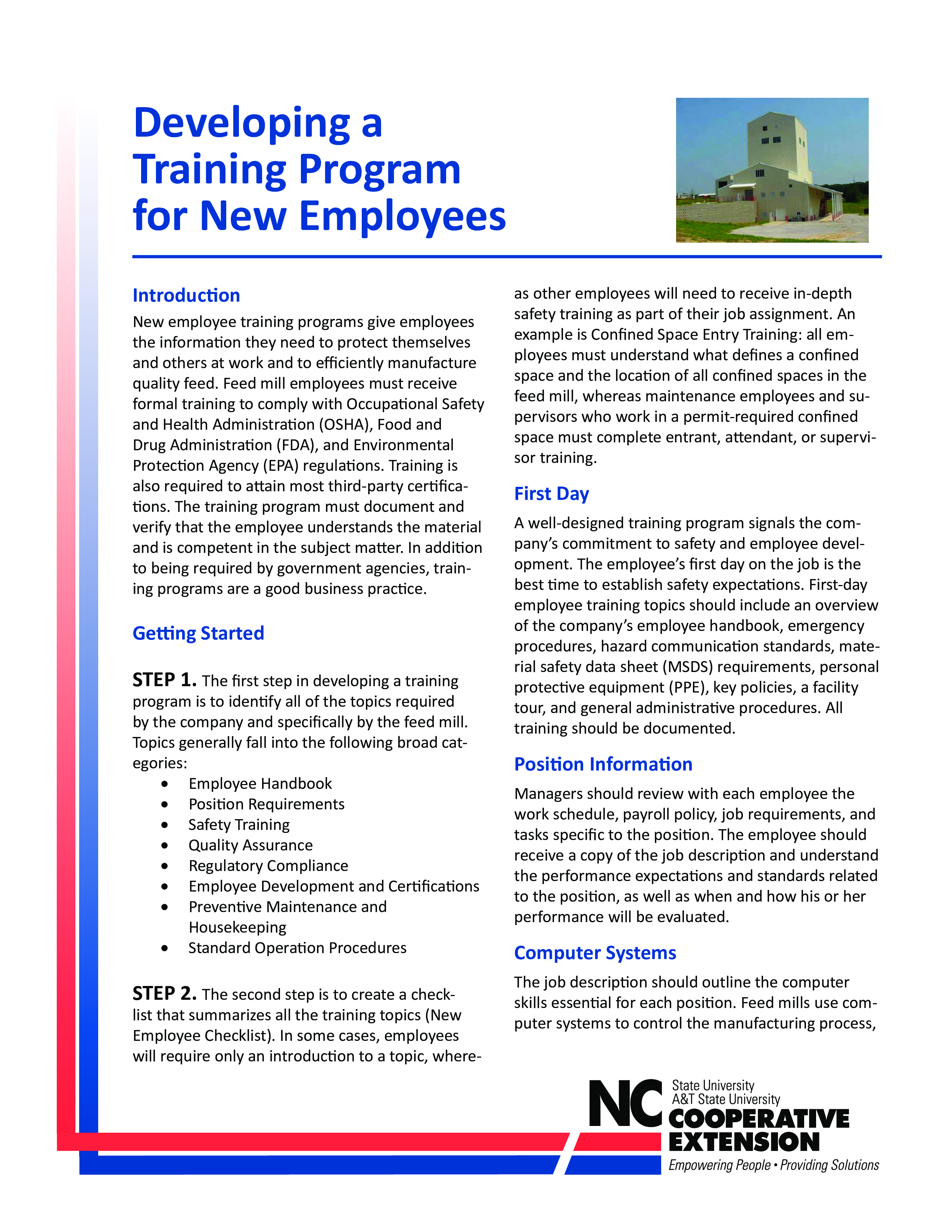 Employee Training Program Schedule main image