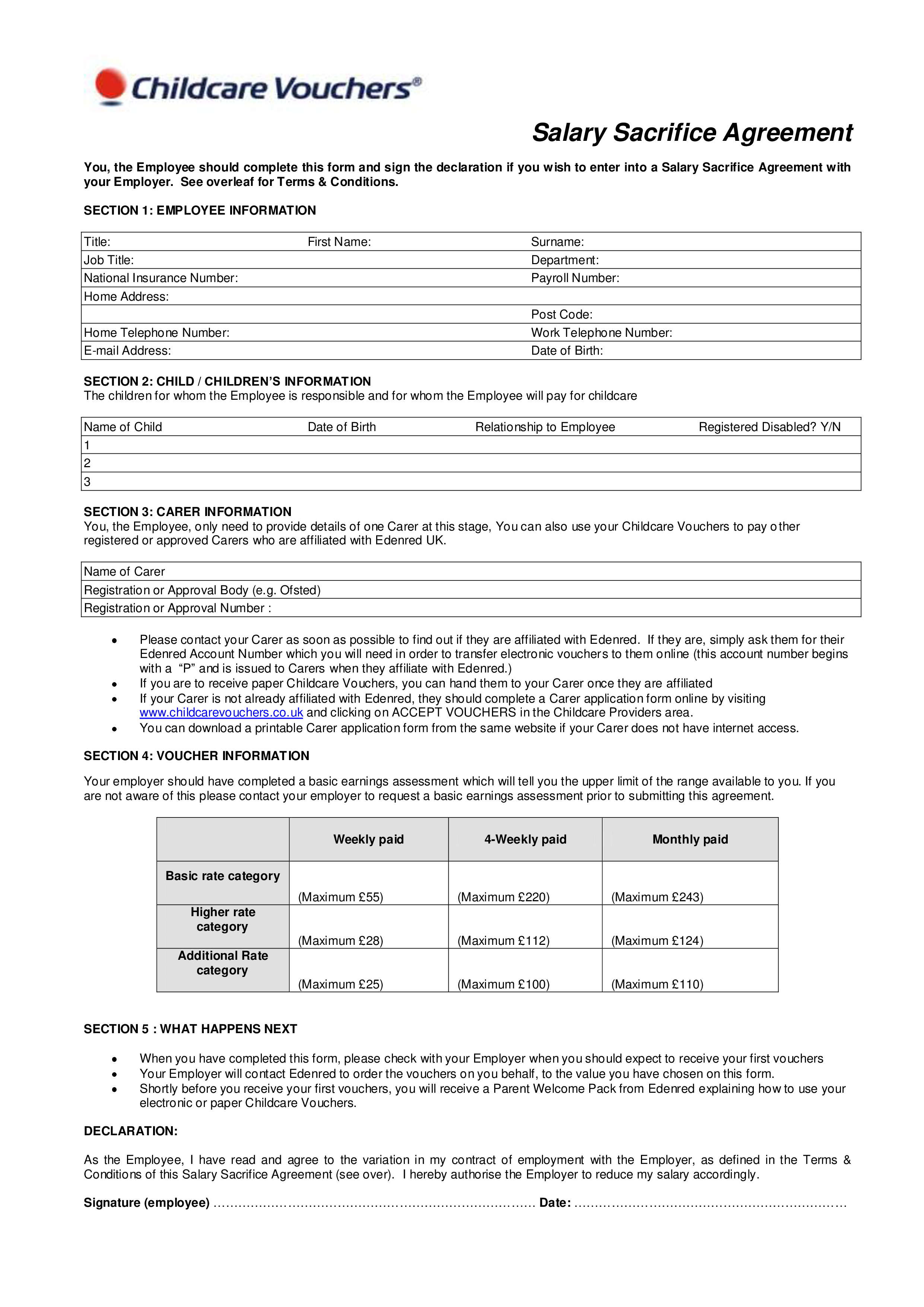 printable childcare voucher modèles