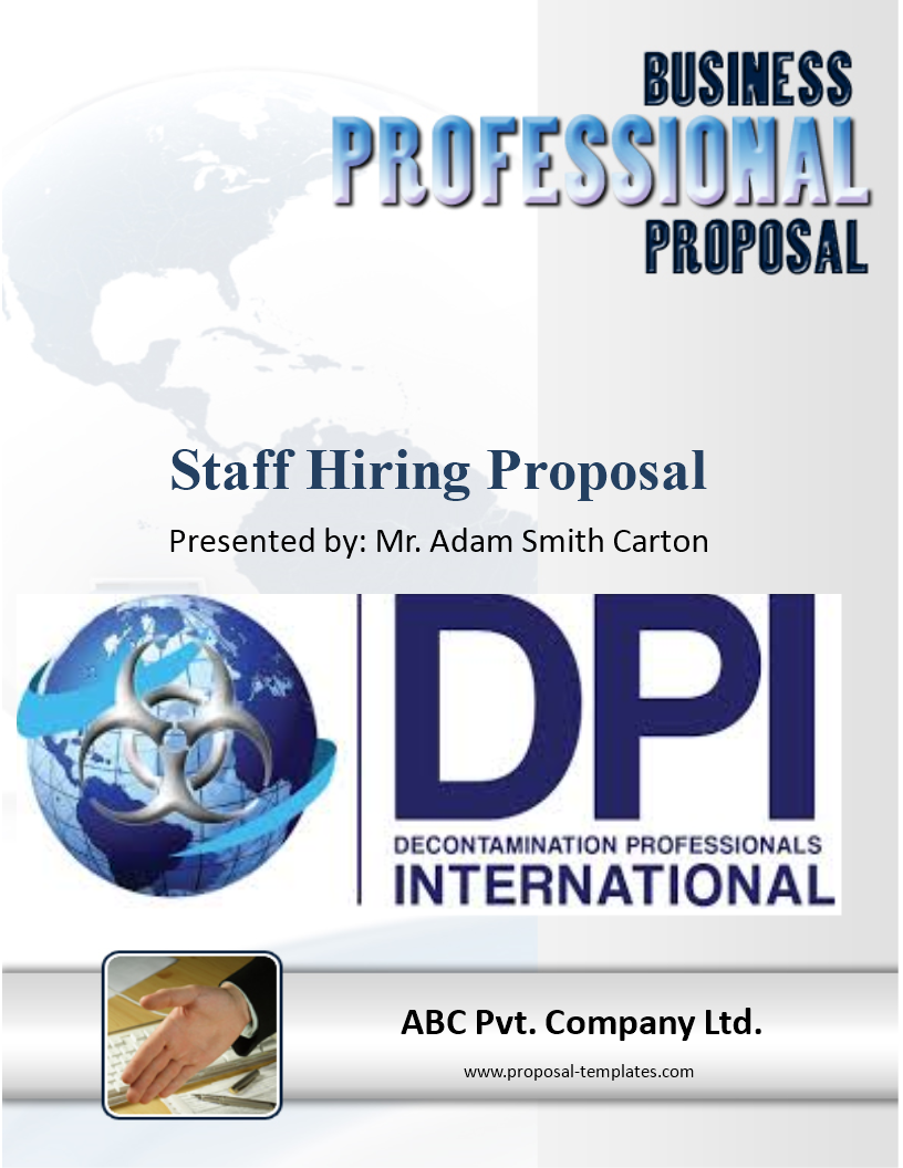 Staff Hiring Proposal Template main image