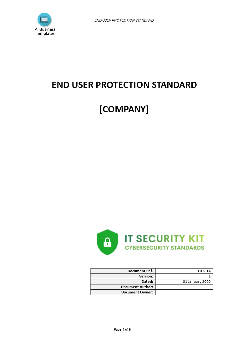 End User Protection IT Standard main image