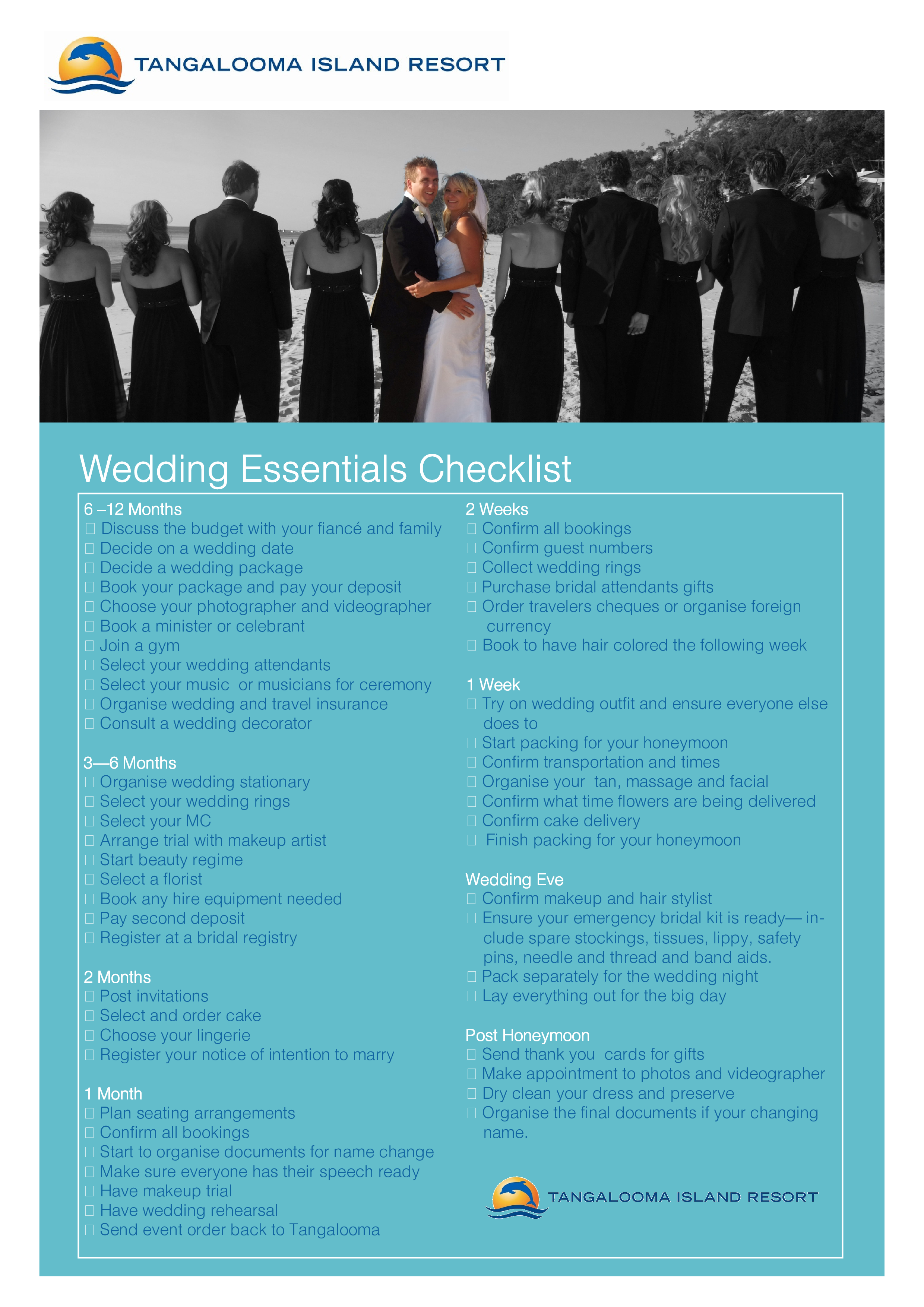 wedding day essentials checklist voorbeeld afbeelding 