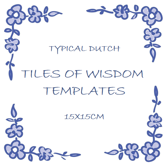 typical old fashioned wisdom tiles plantilla imagen principal