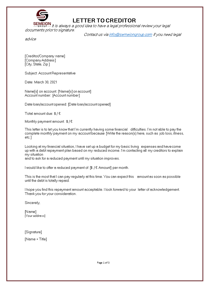 Loan Paid Off Letter Template