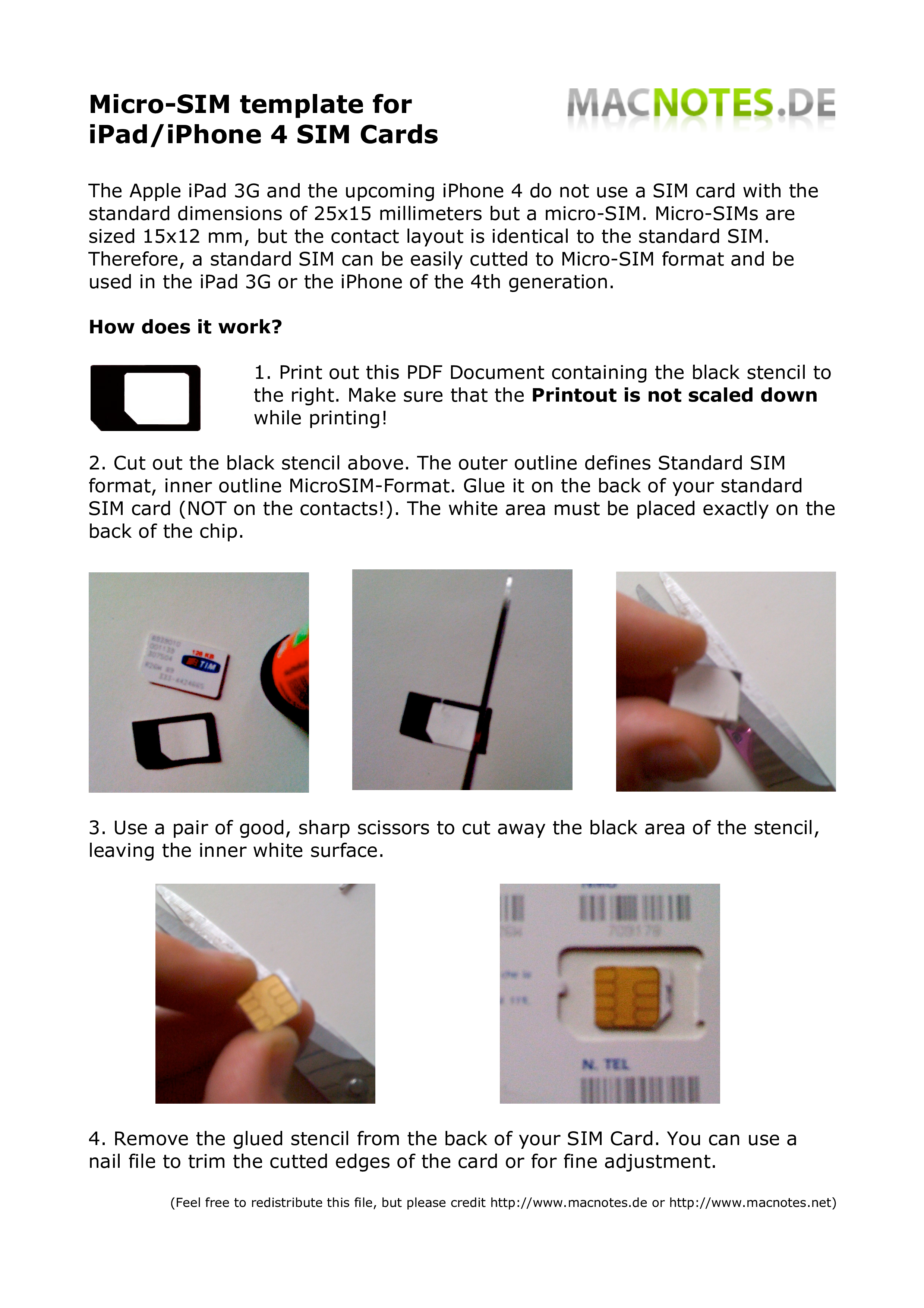 Kostenloses Micro Sim Cutting template With Sim Card Template Pdf
