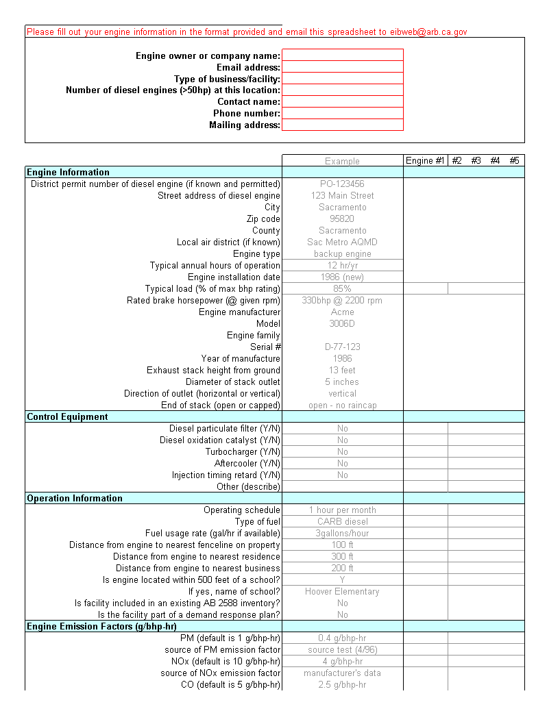 Excel Inventory Spreadsheet 模板