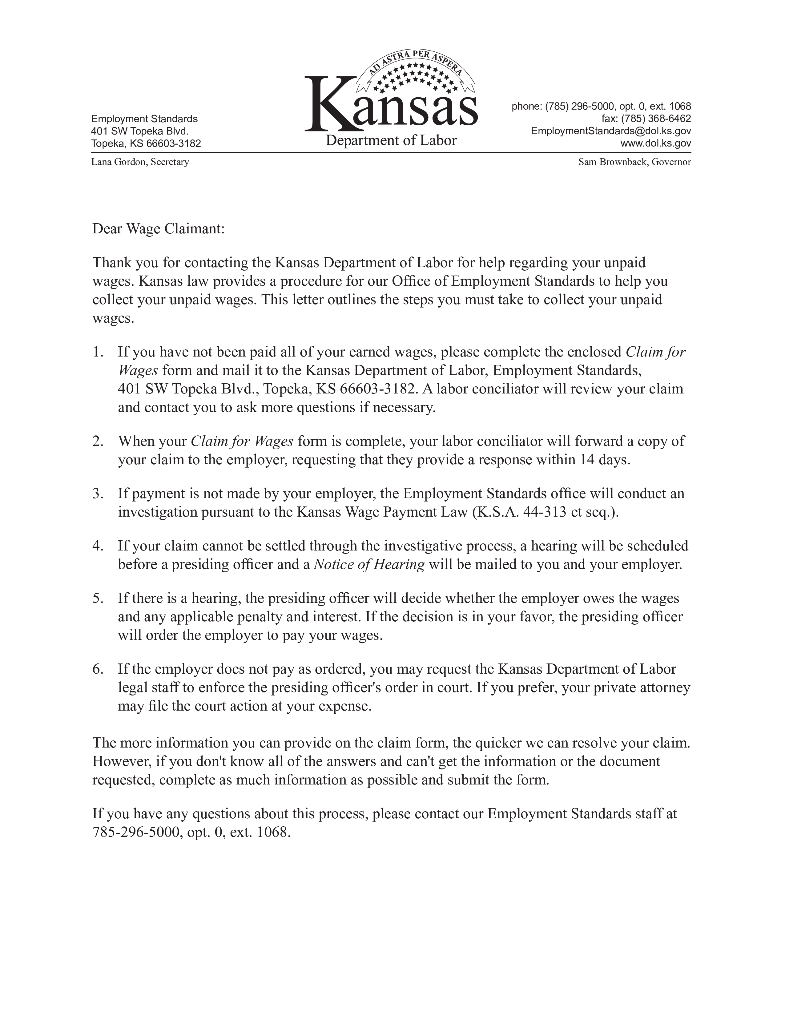 unpaid salary complaint letter Hauptschablonenbild