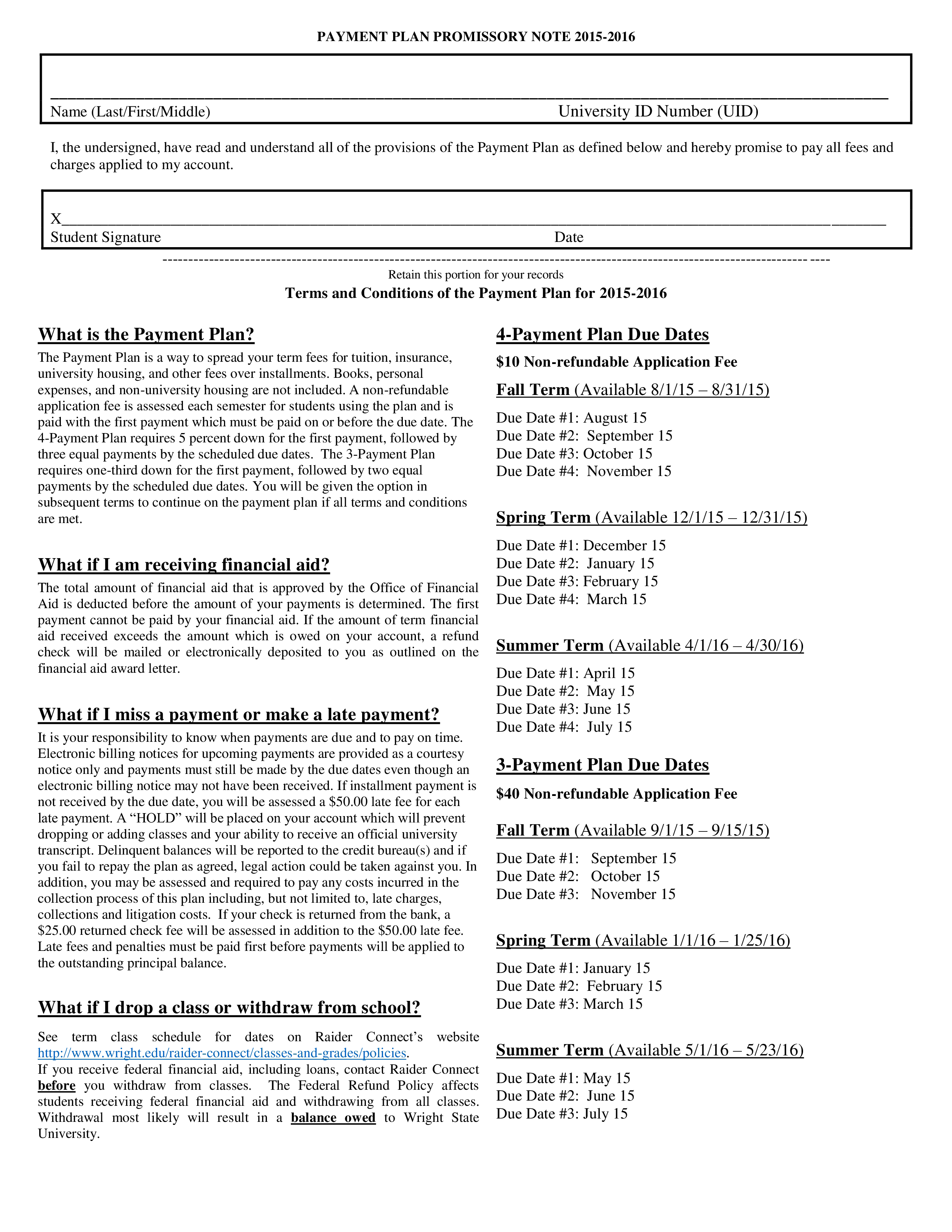 sample payment plan promissory note voorbeeld afbeelding 