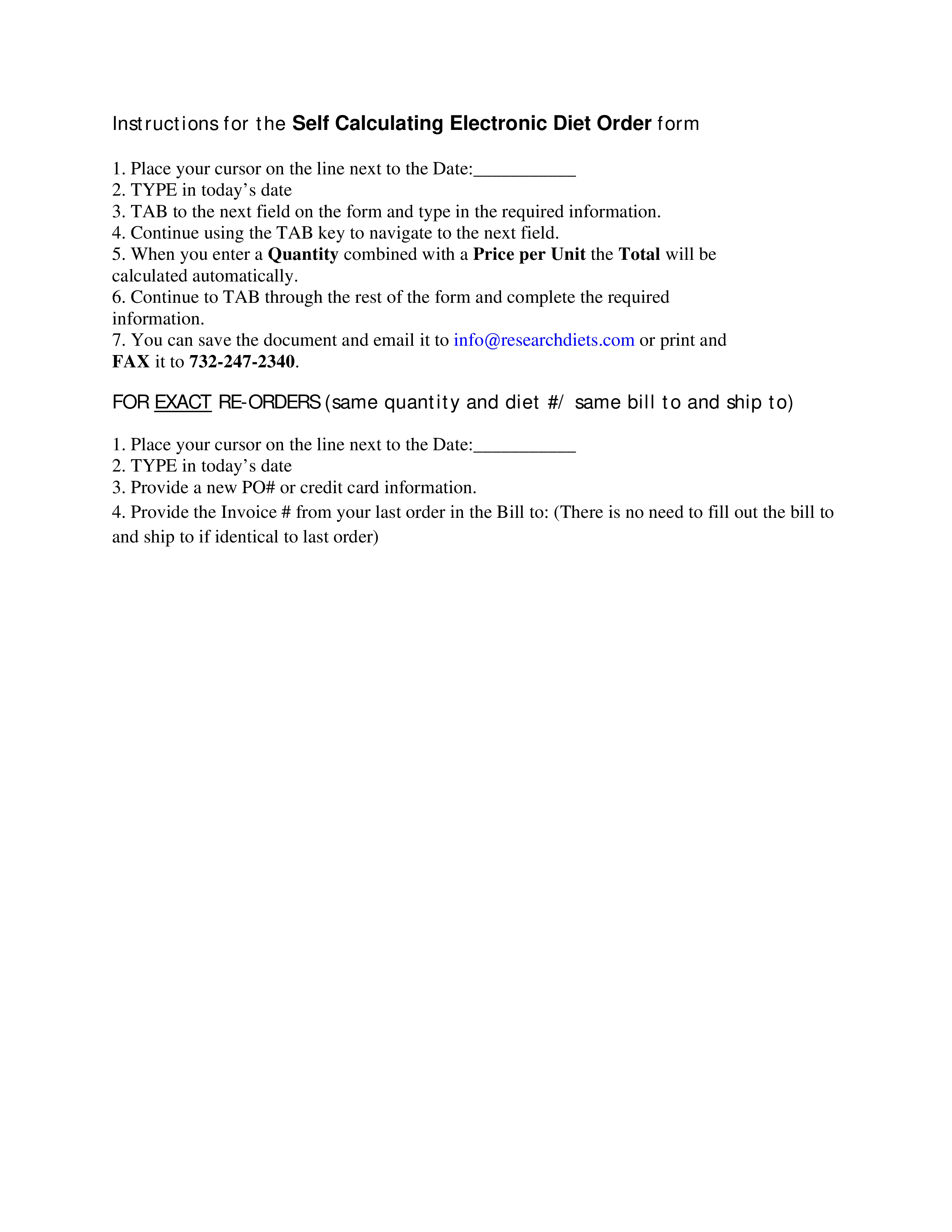 Electronic Purchase Order Form main image