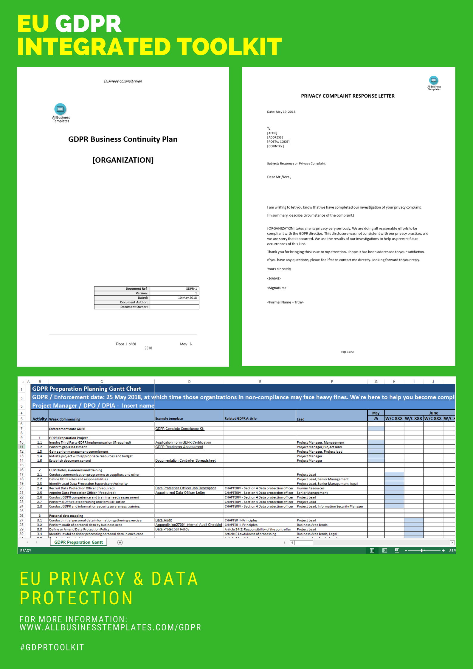 GDPR Templates 模板