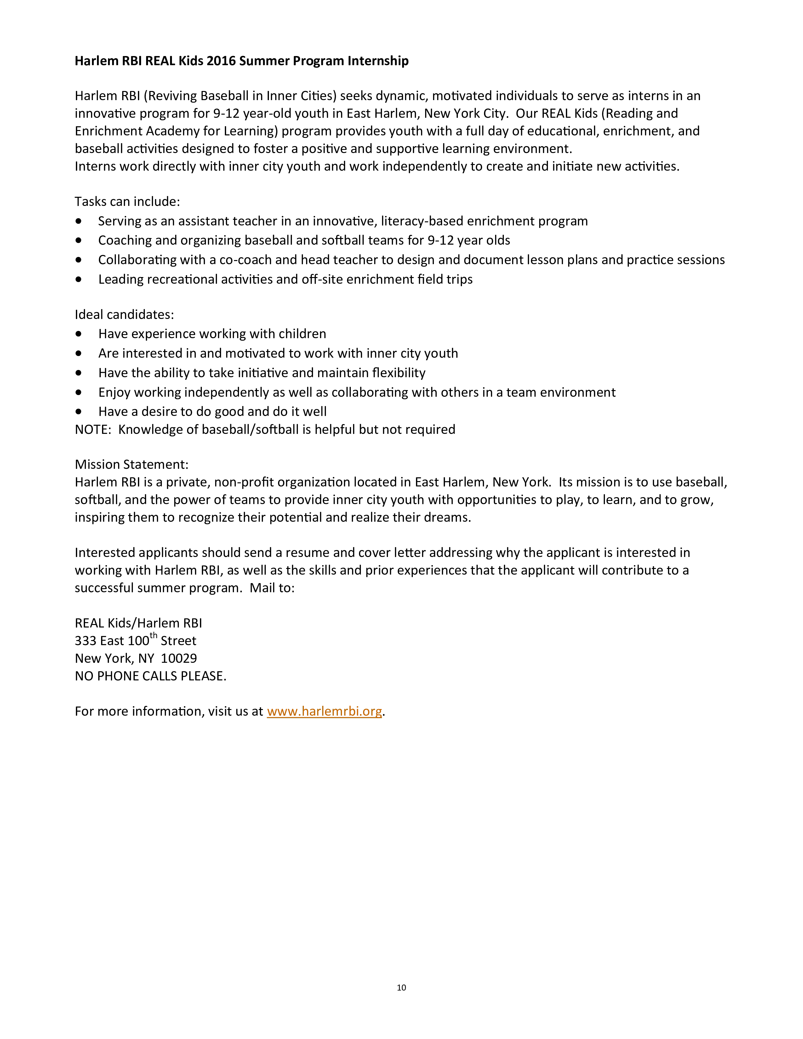 Marketing Internship Job Application Letter main image