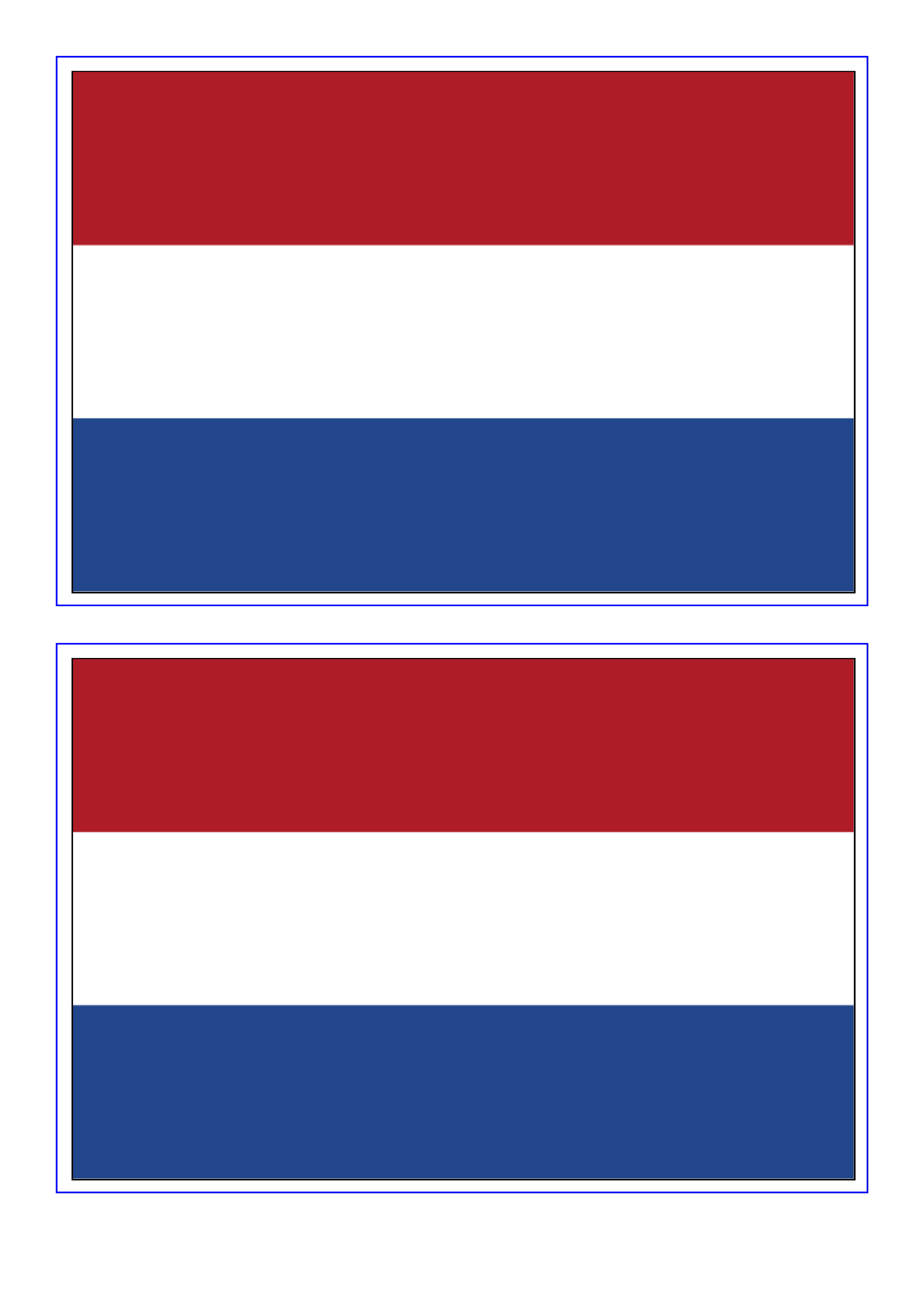 Holland printable flag main image