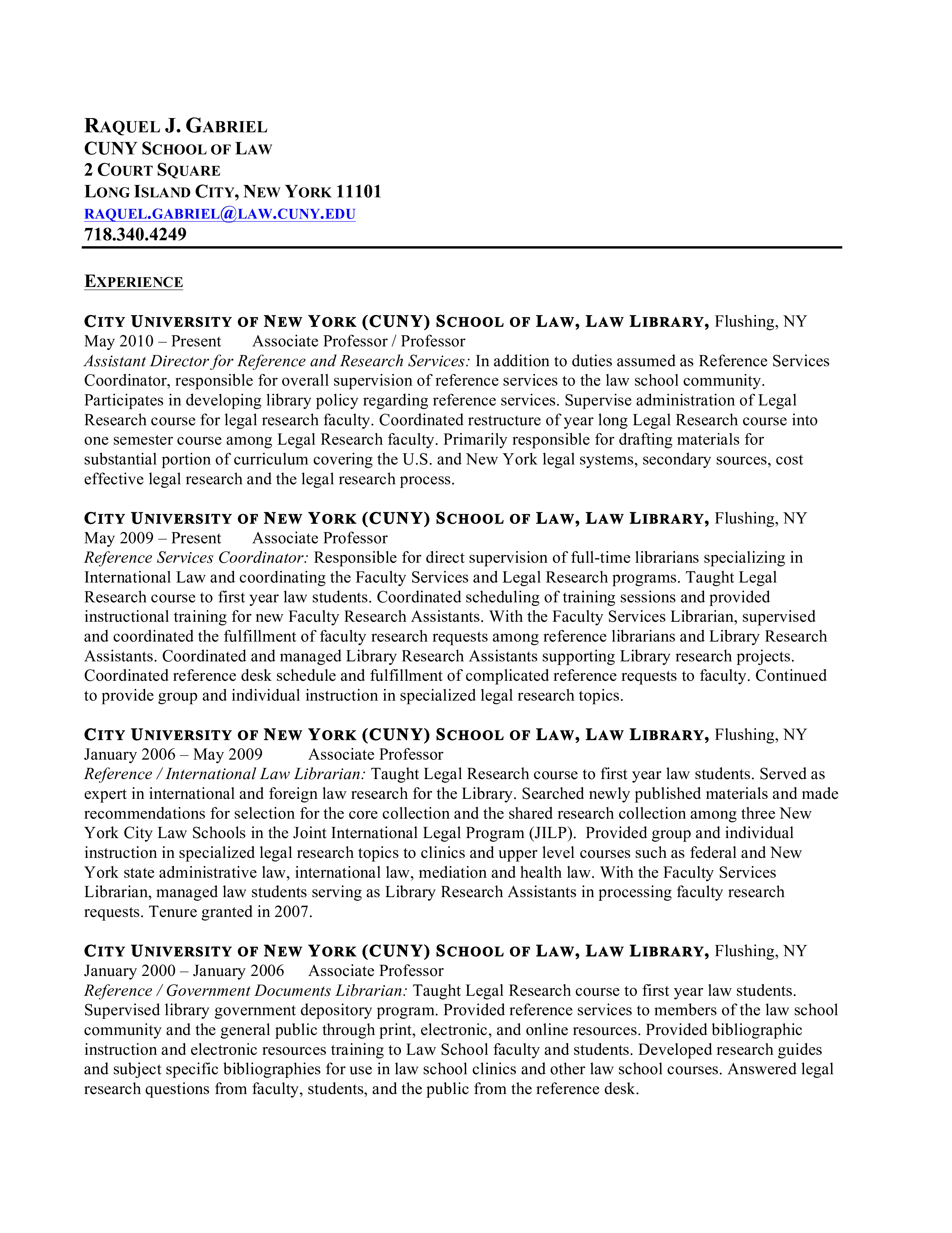 law librarian template