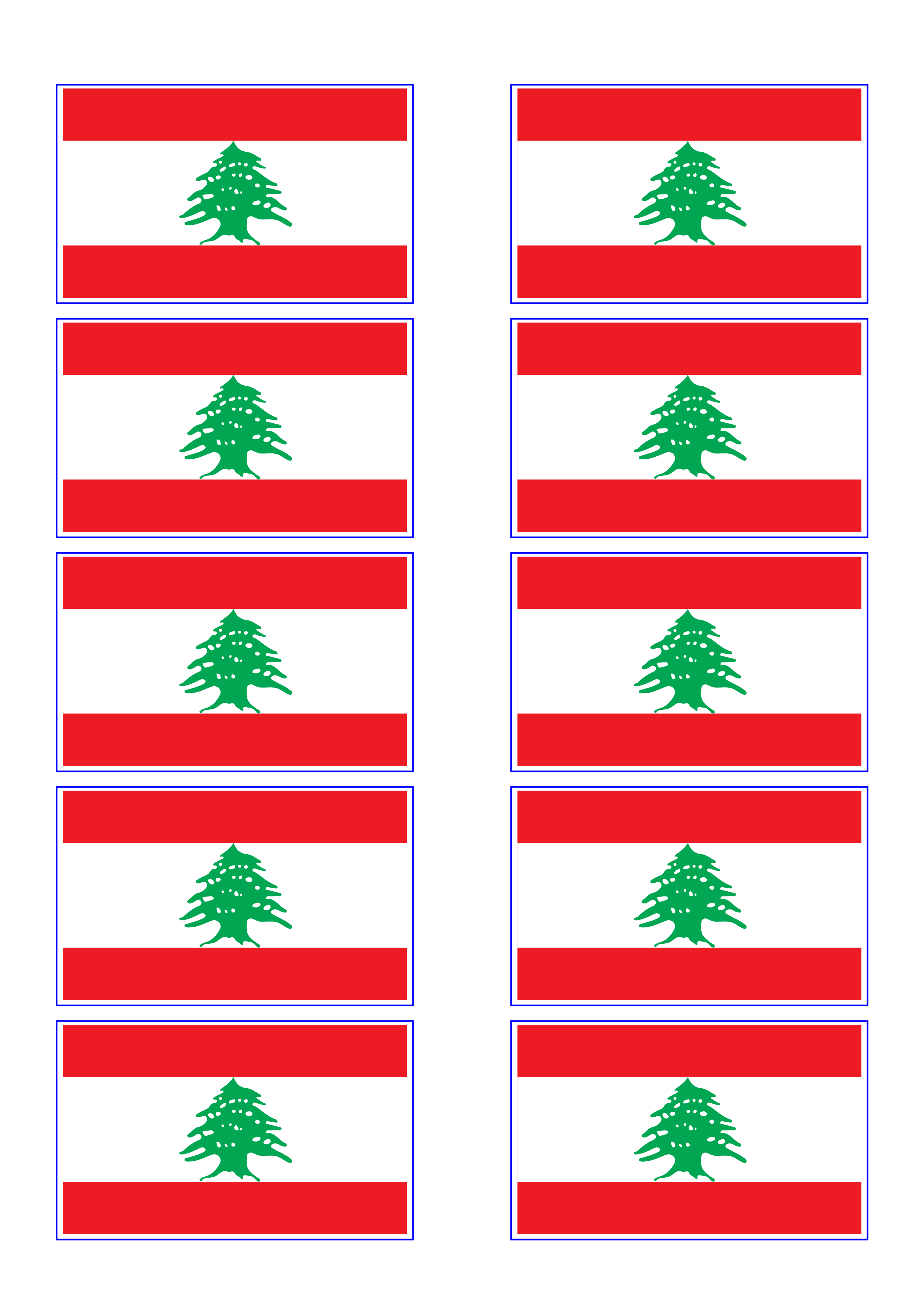 Lebanon Flag | Templates at allbusinesstemplates.com